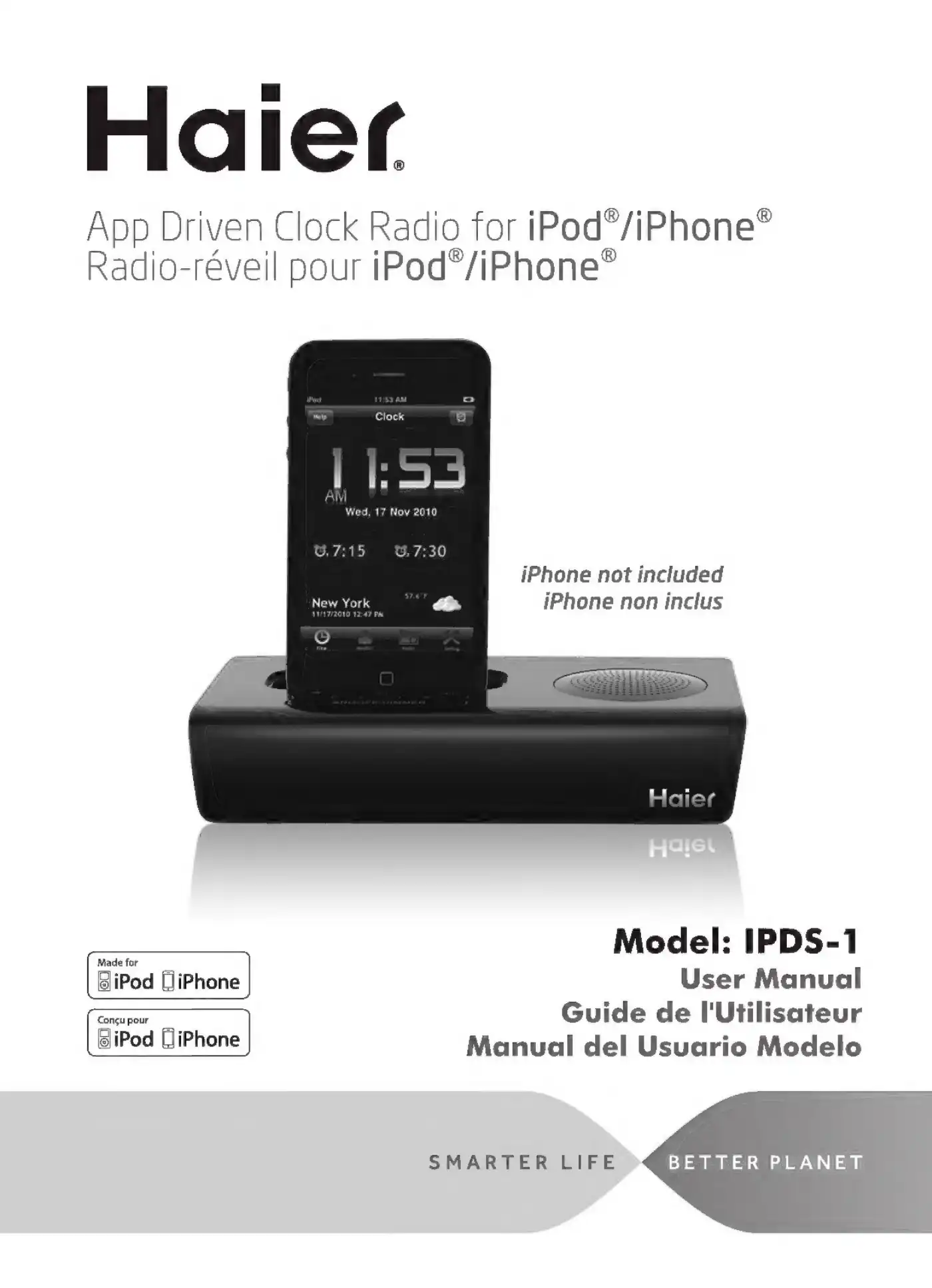 Haier IPDS-1 User Manual Manual pdf 1 page image