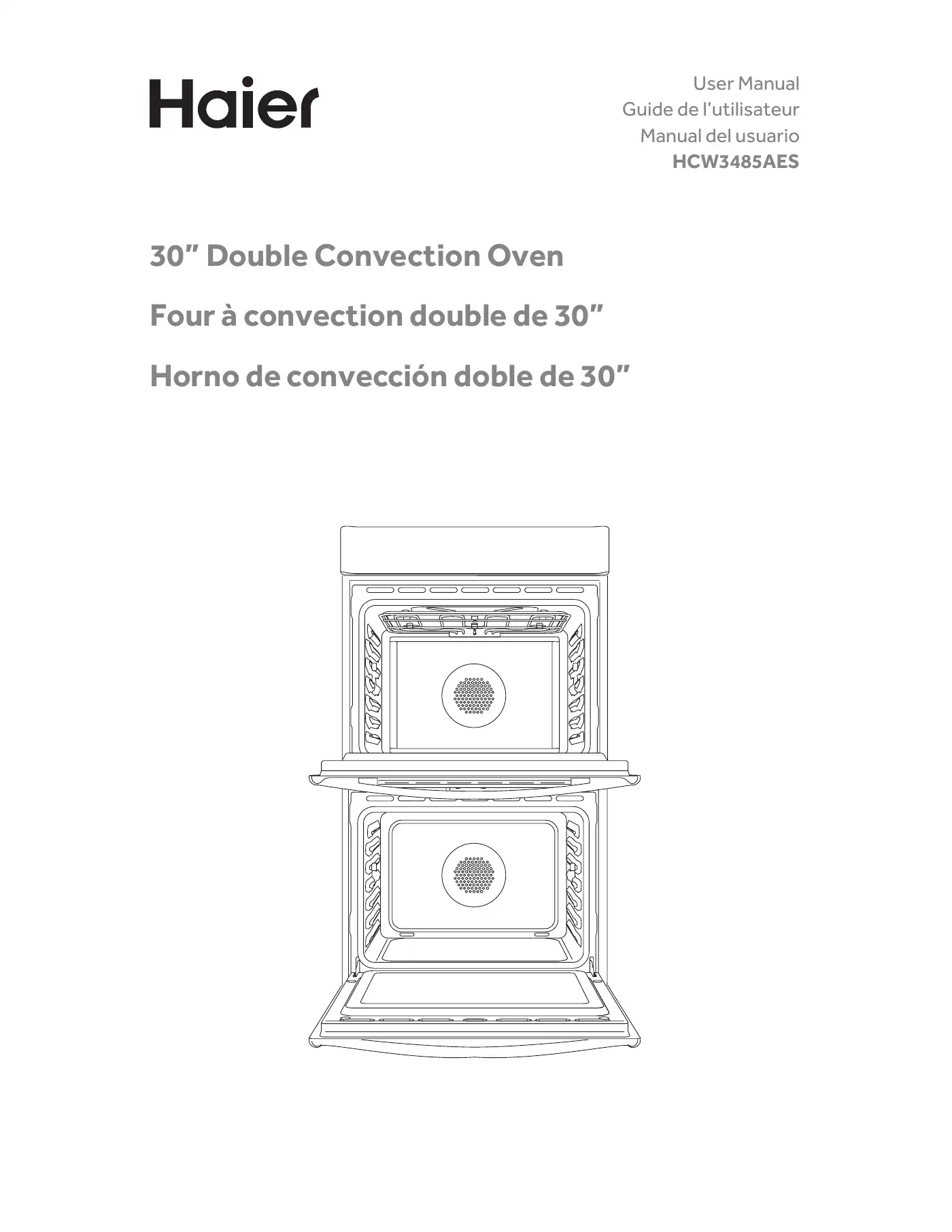 Haier HCW3485AES User Manual Manual pdf 1 page image