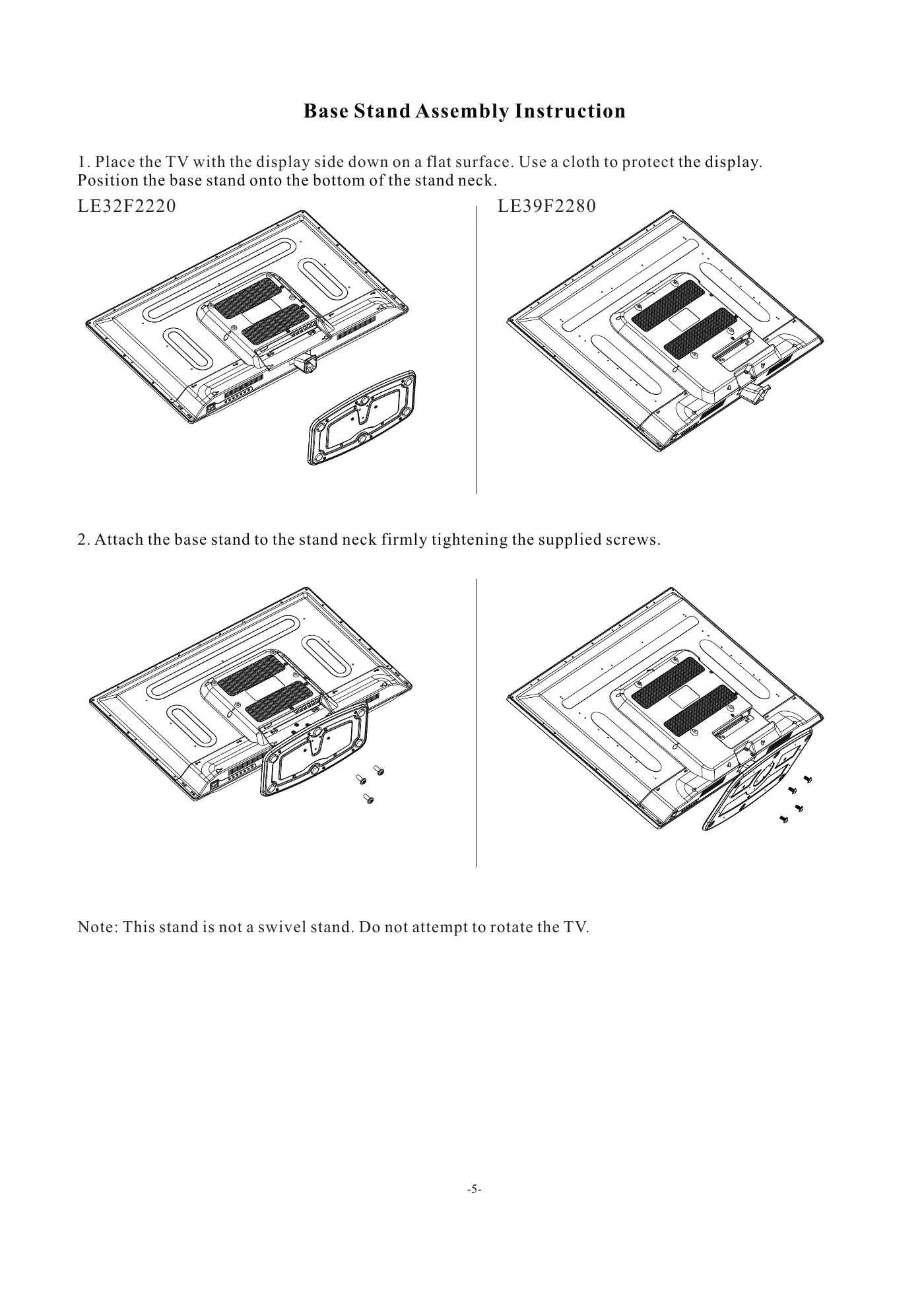 Haier LE39F2280 User Manual Manual pdf 6 page image
