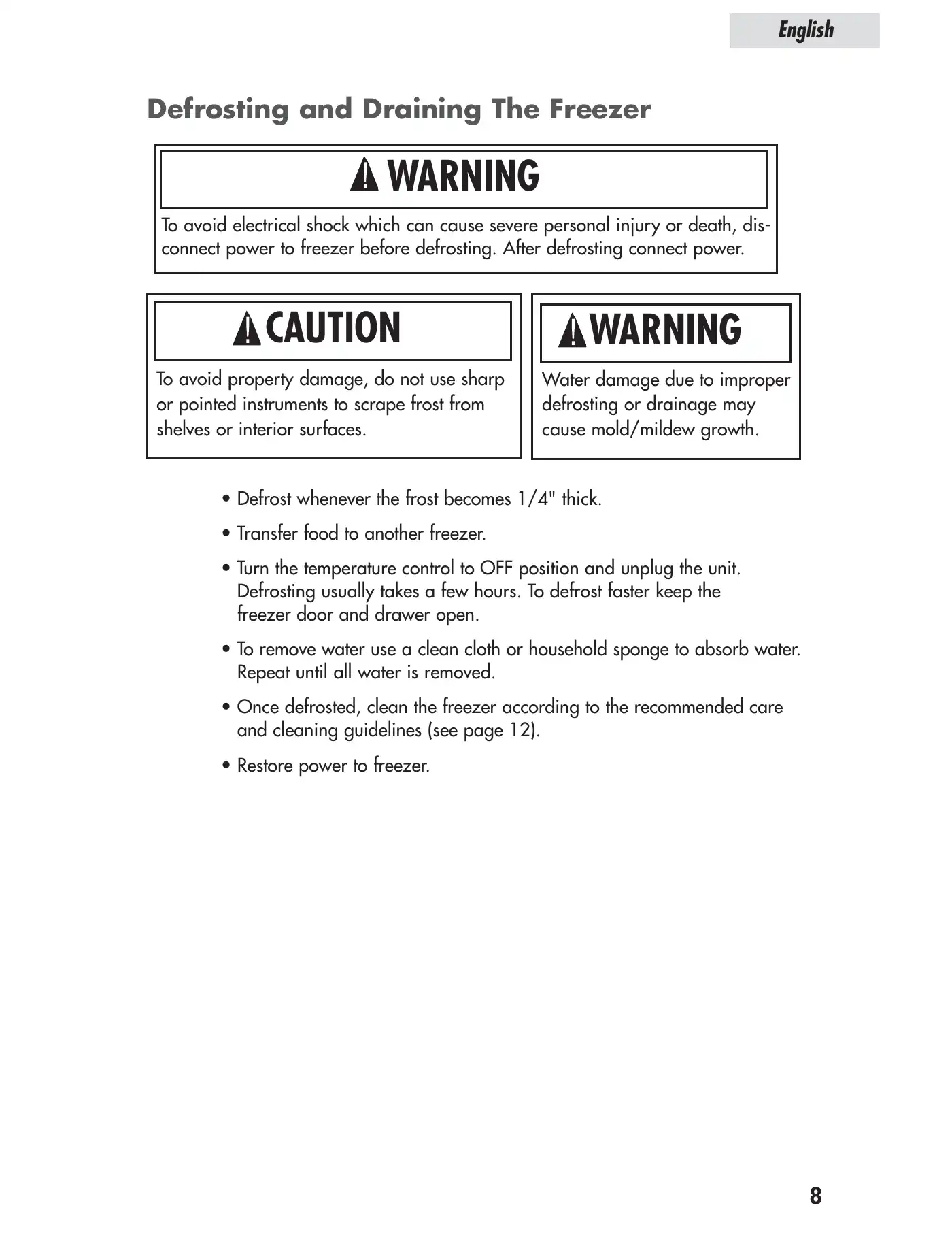 Haier LW-120 User Manual Manual pdf 9 page image