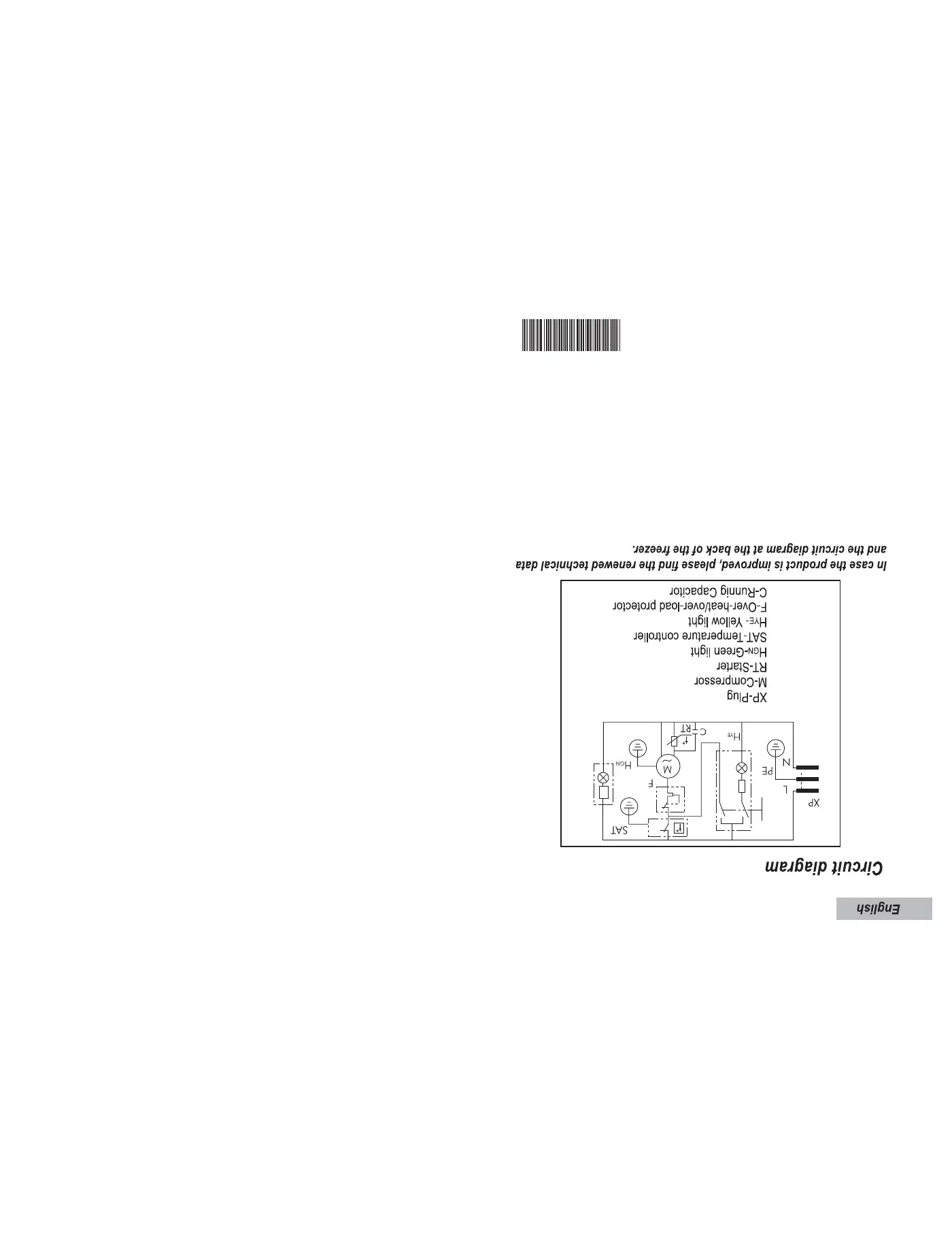 Haier LW-150G User Manual Manual pdf 1 page image