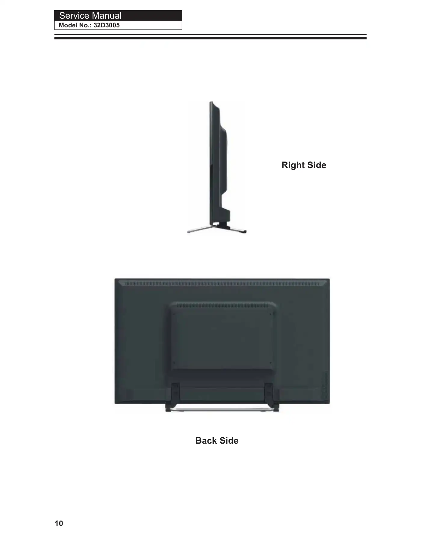 Haier 32D3005 Service Manual Manual pdf 11 page image