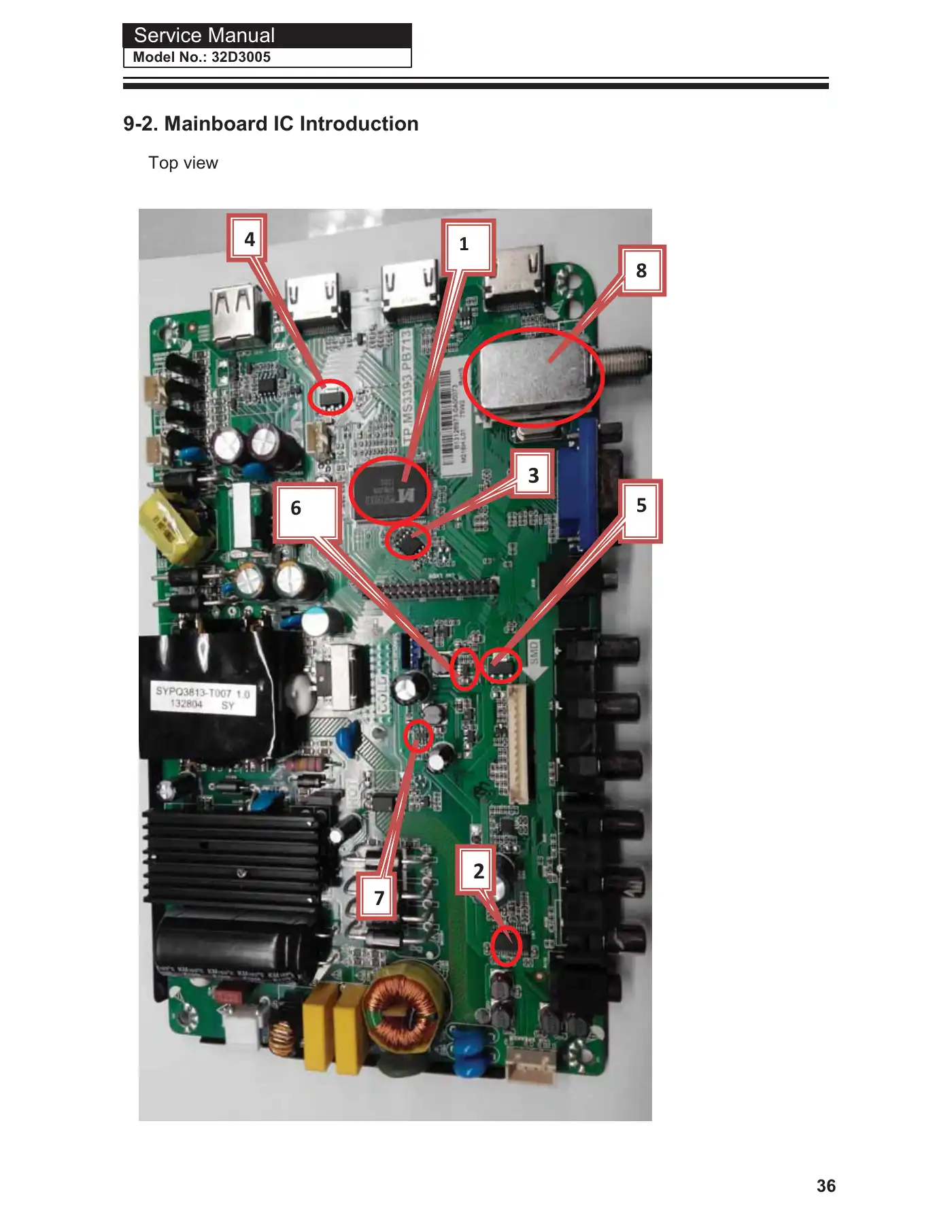 Haier 32D3005 Service Manual Manual pdf 37 page image