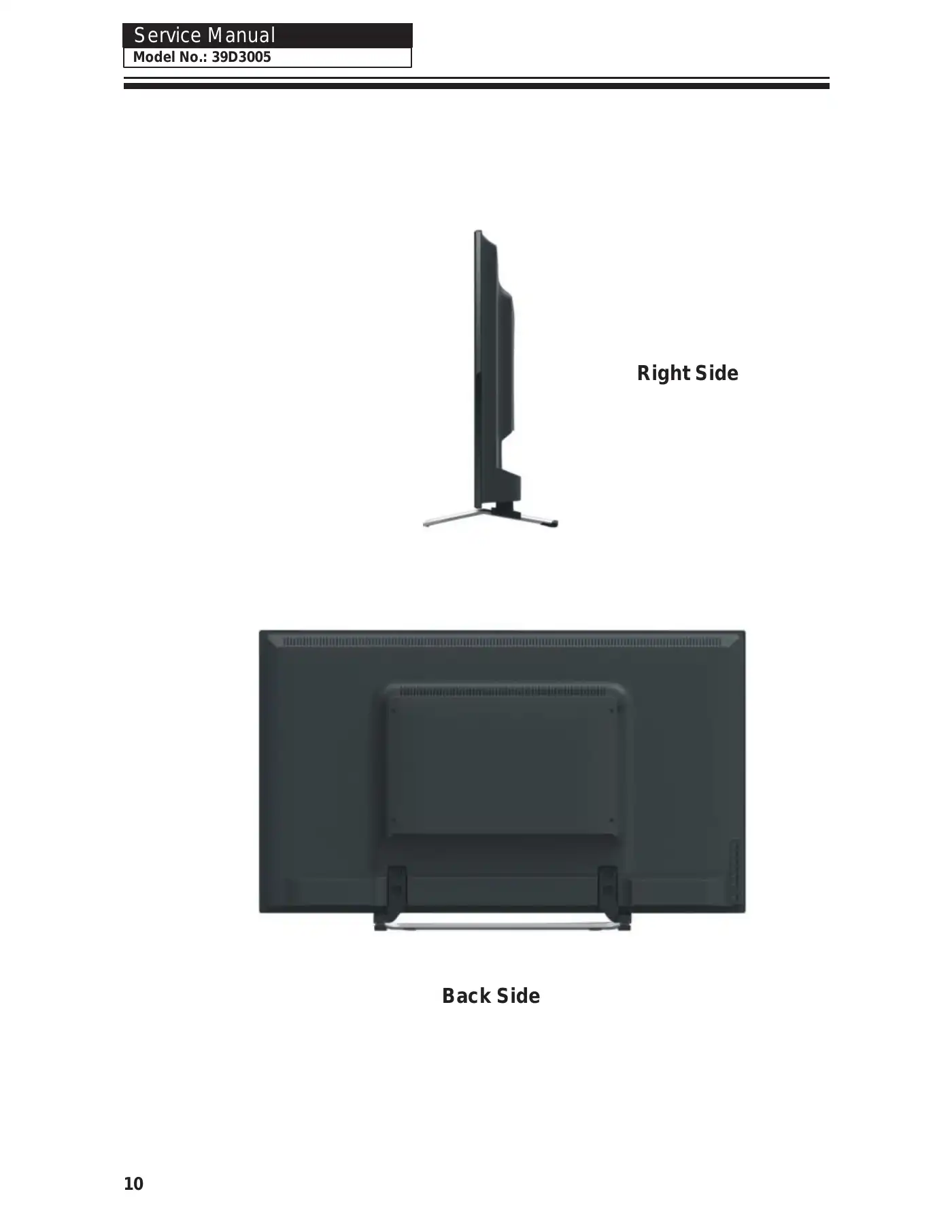 Haier 39D3005 Service Manual Manual pdf 11 page image