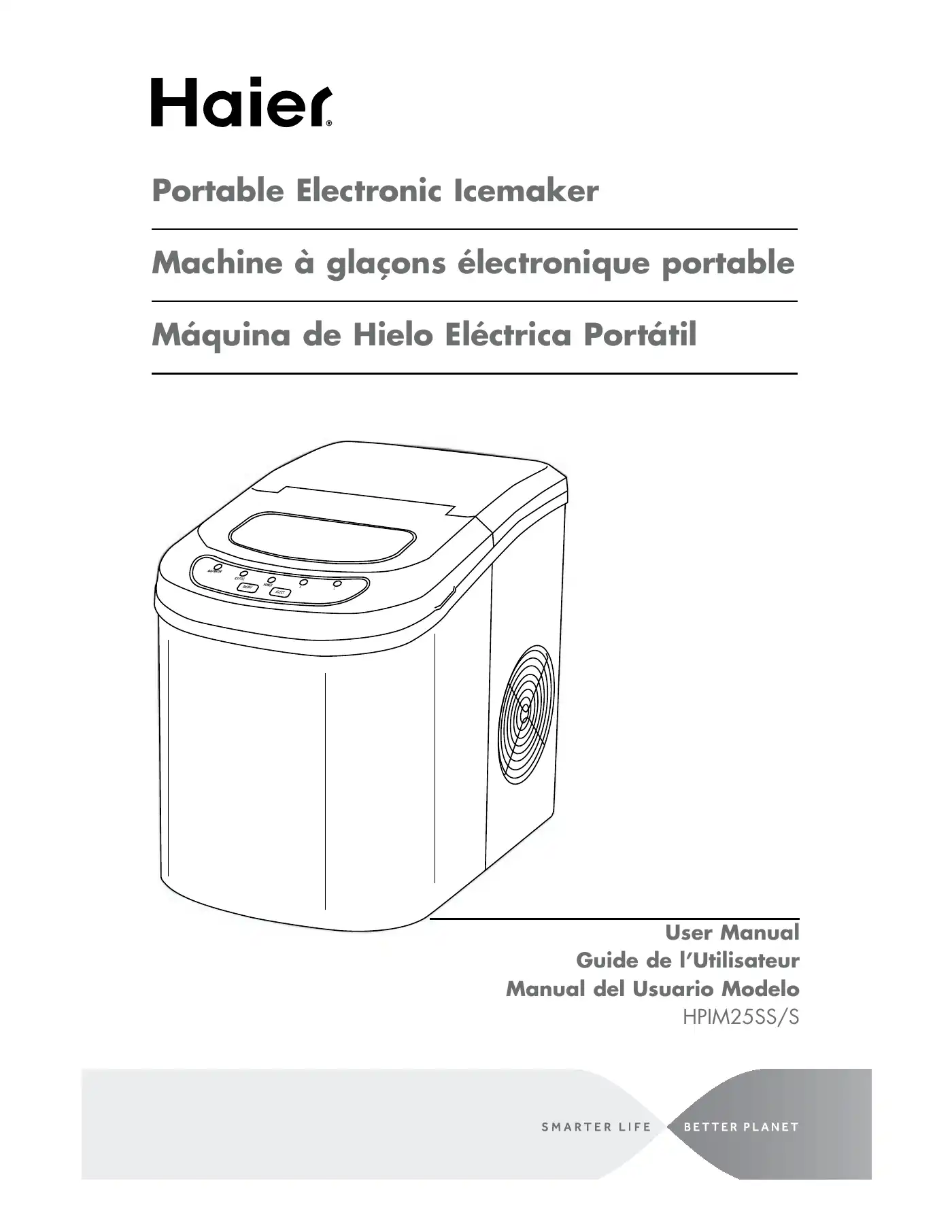 Haier HPIM25S User Manual Manual pdf 1 page image