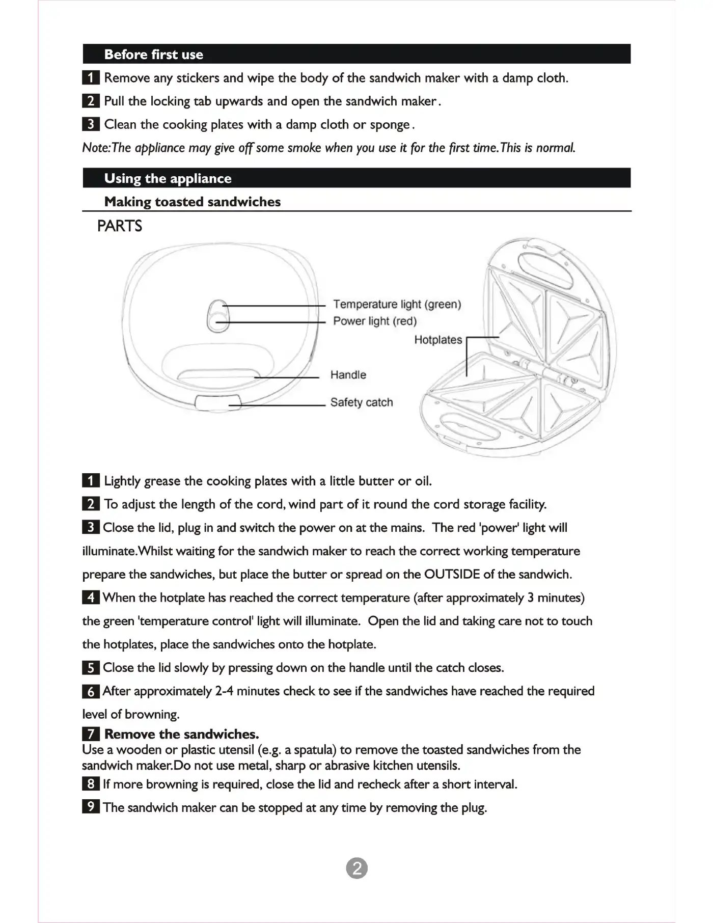 Haier HSW-032 User Manual Manual pdf 3 page image