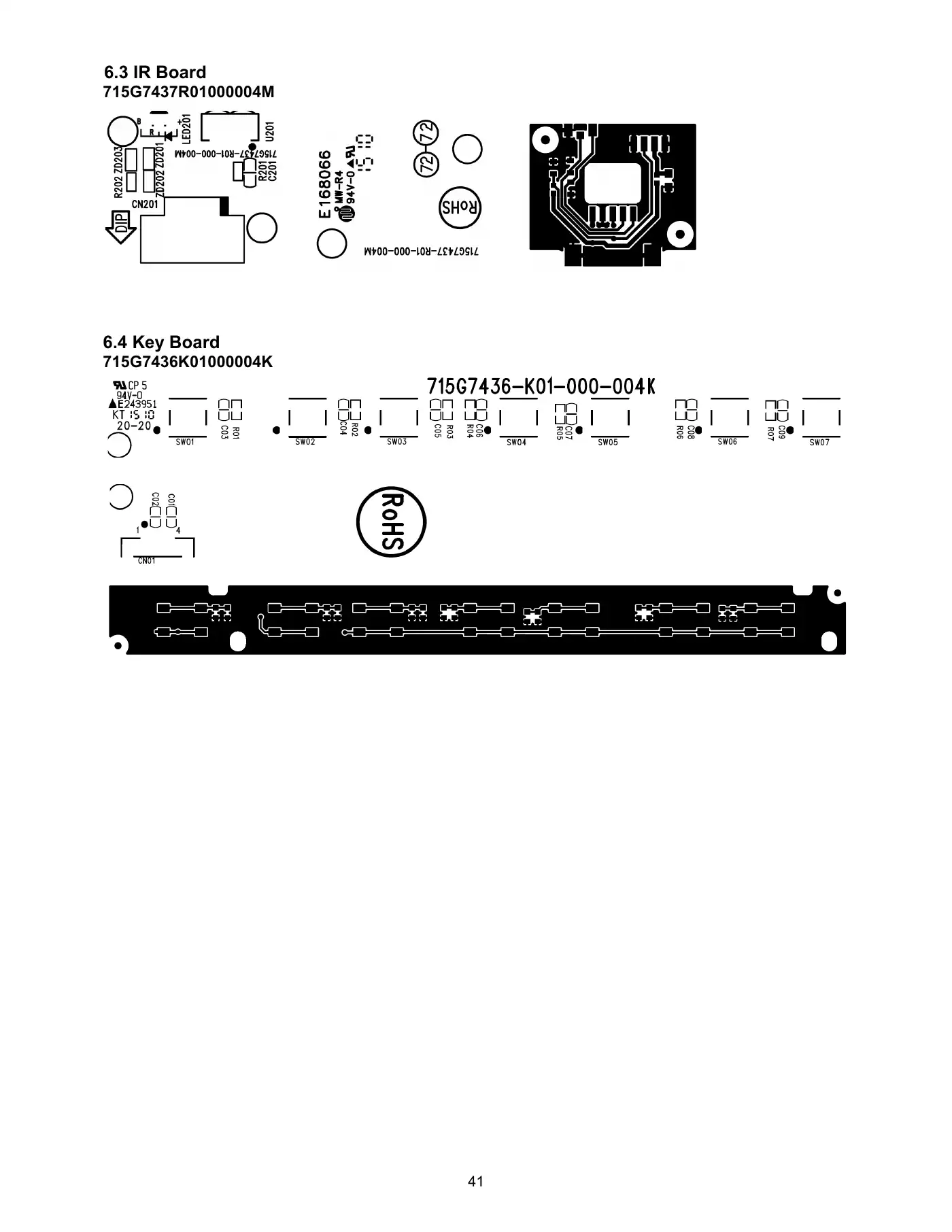 Haier LE43B7600A Service Manual Manual pdf 41 page image