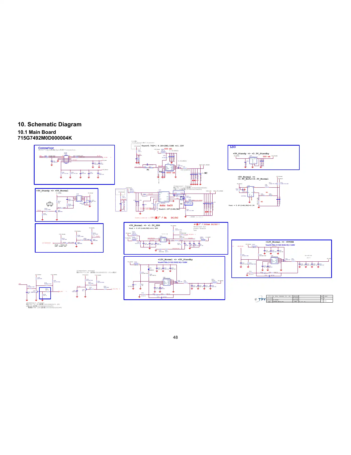 Haier LE43B7600A Service Manual Manual pdf 48 page image