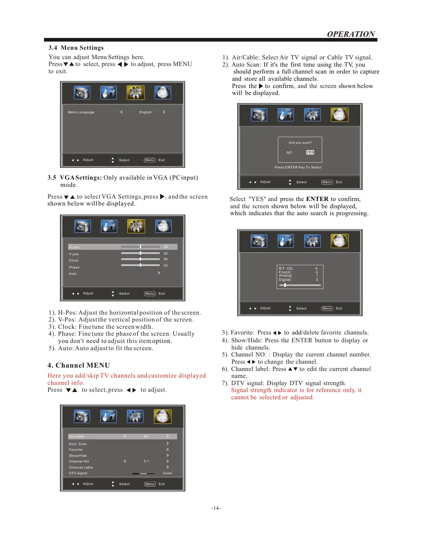 Haier LEC32B1380W Owner's Manual Manual pdf 15 page image