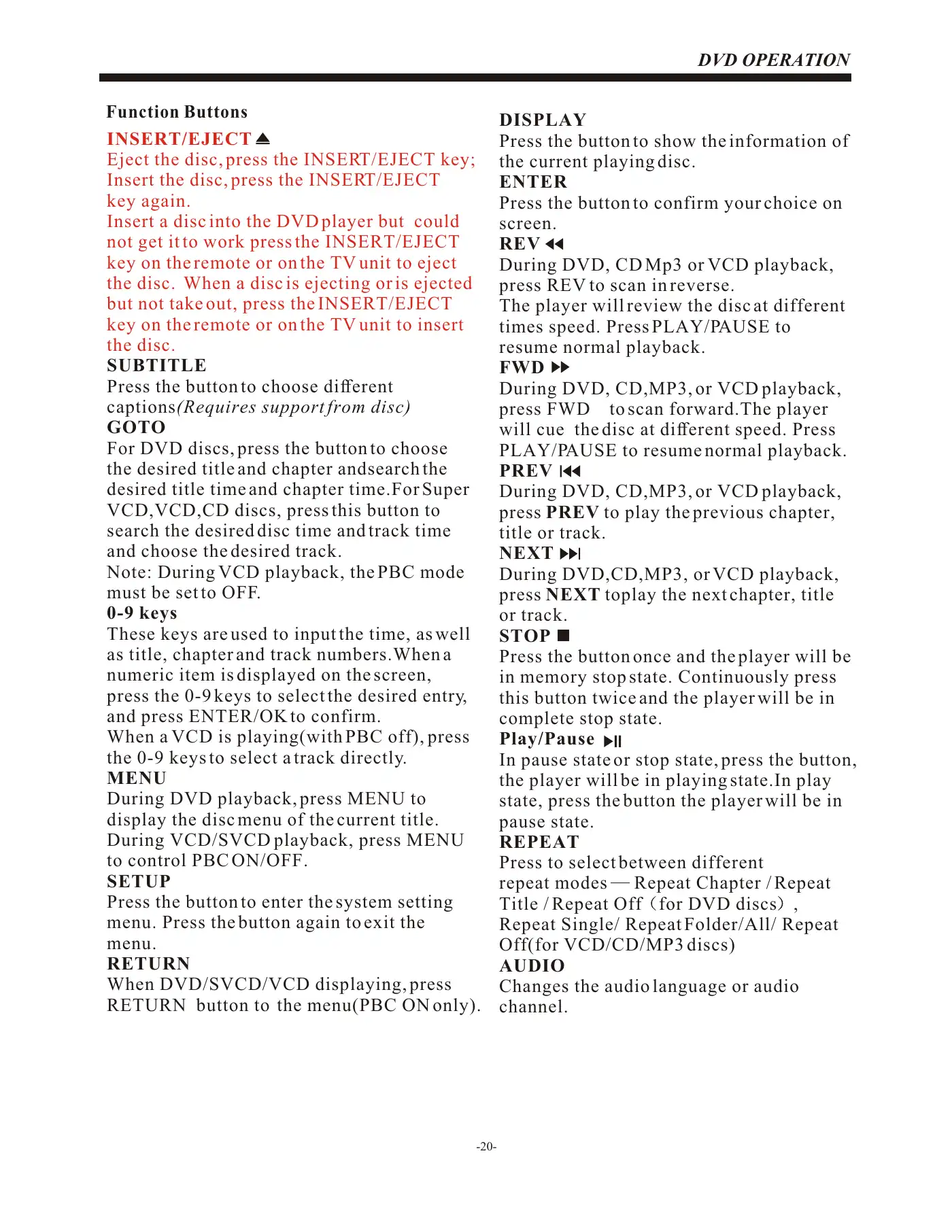 Haier LEC32B1380W Owner's Manual Manual pdf 21 page image