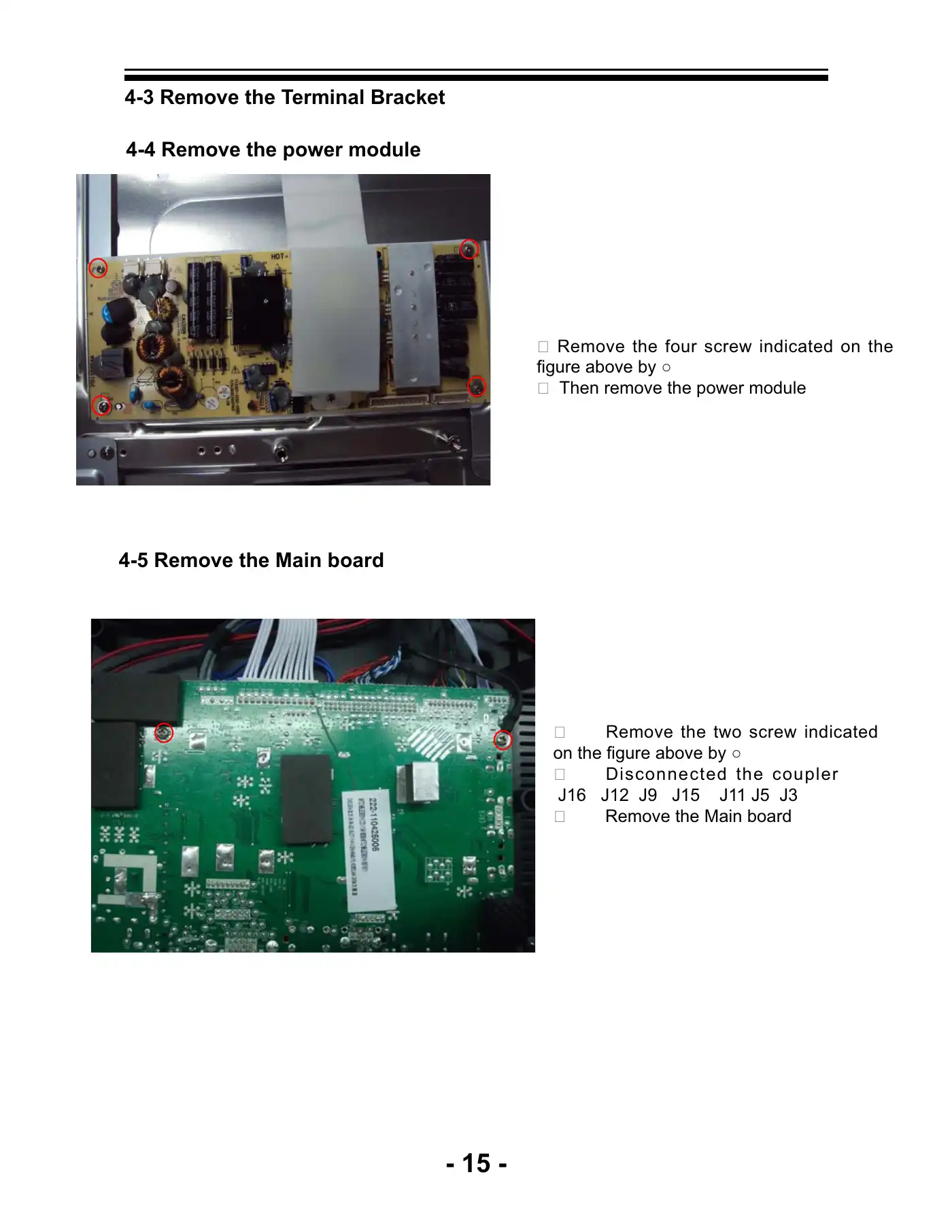 Haier LEC32B1380 Service Manual Manual pdf 16 page image