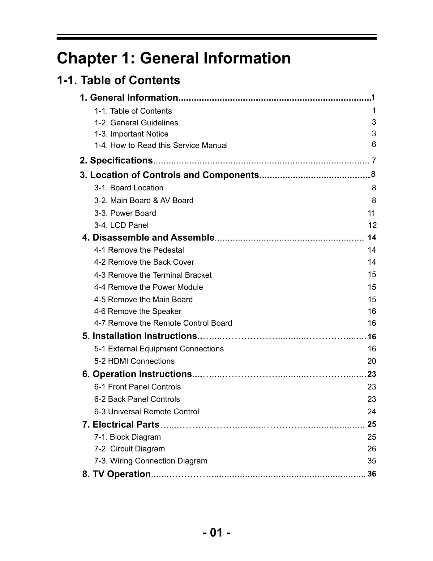 Haier LEC32B1380 Service Manual Manual pdf 2 page image