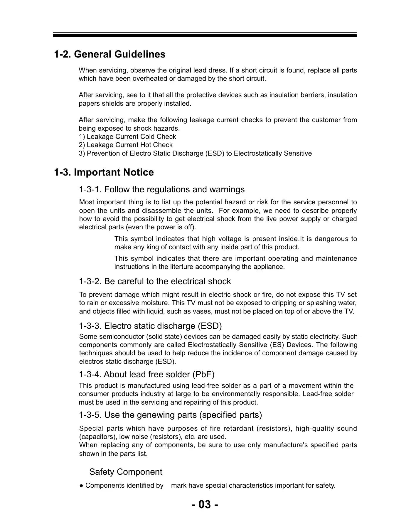 Haier LEC32B1380 Service Manual Manual pdf 4 page image