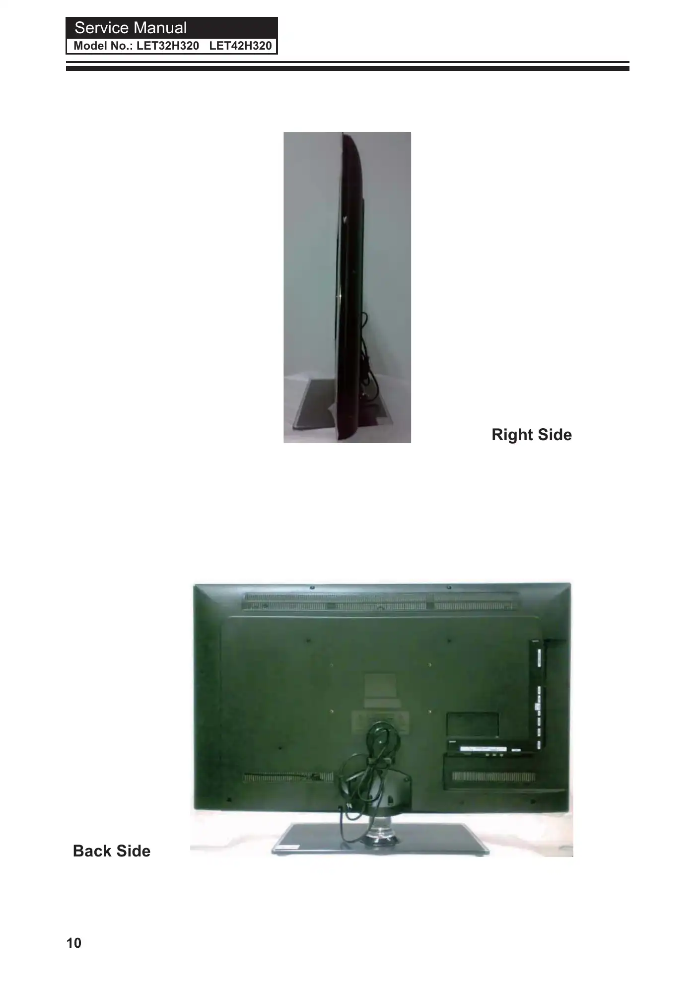 Haier LET32H320 Service Manual Manual pdf 11 page image
