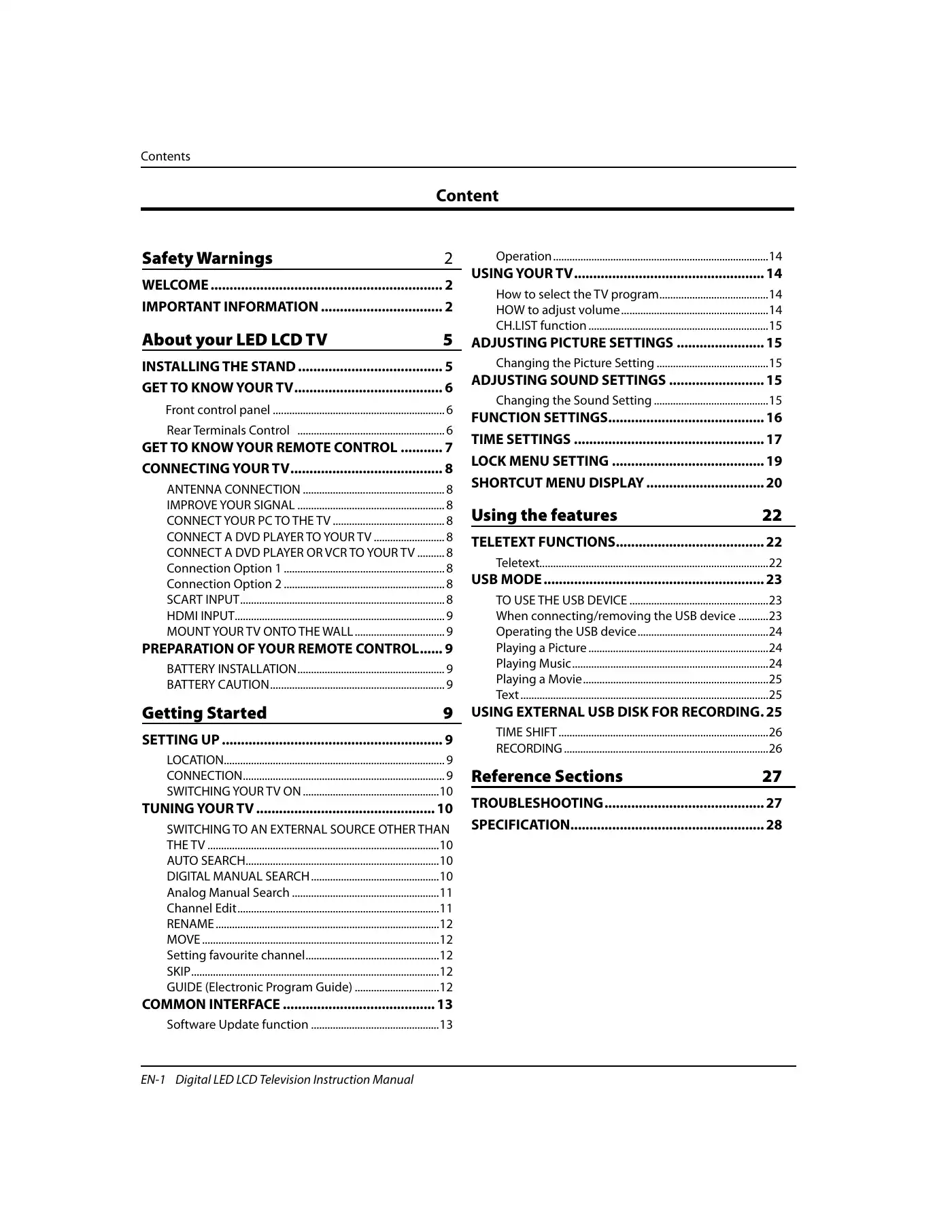 Haier LET40T3 Instruction Manual Manual pdf 2 page image