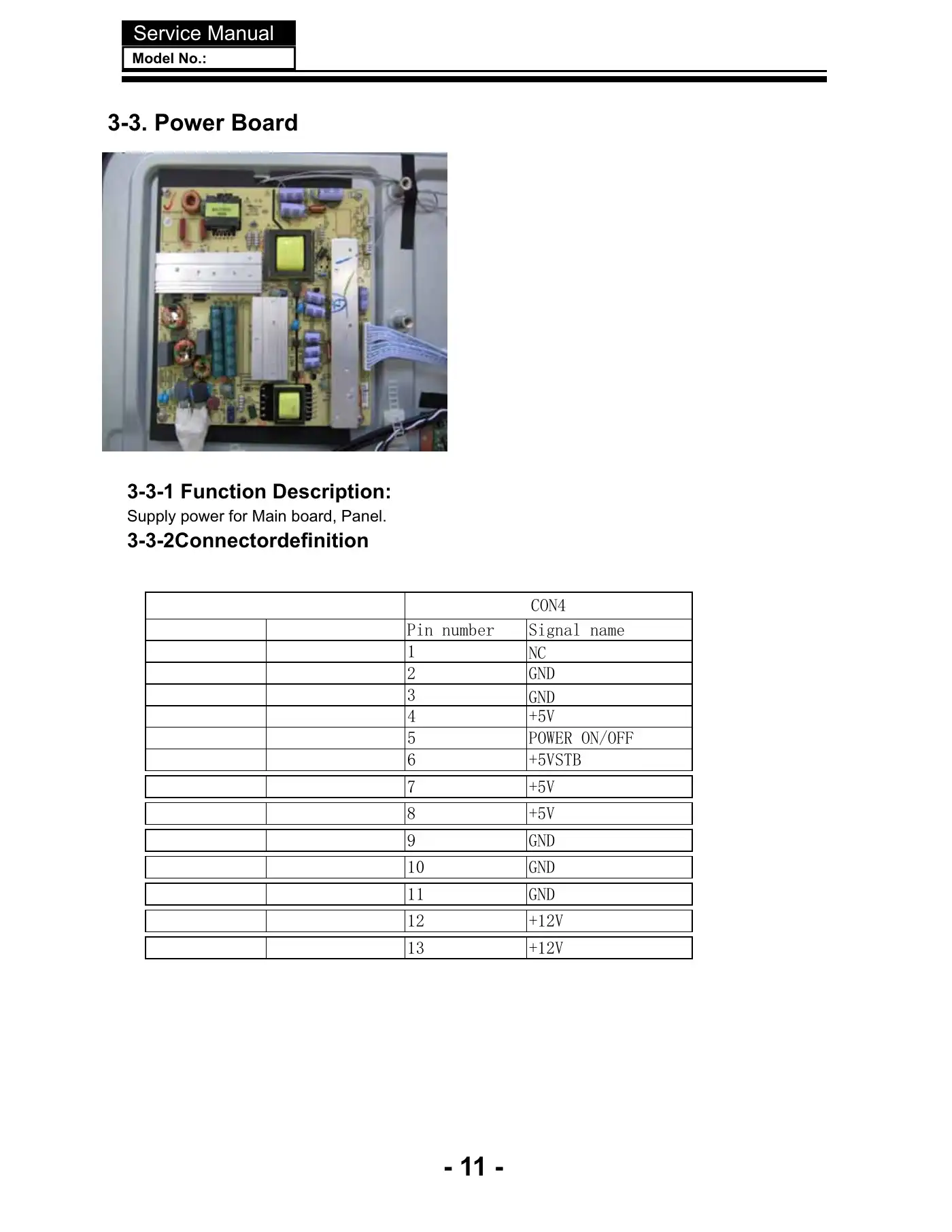 Haier 48D3500 Service Manual Manual pdf 12 page image