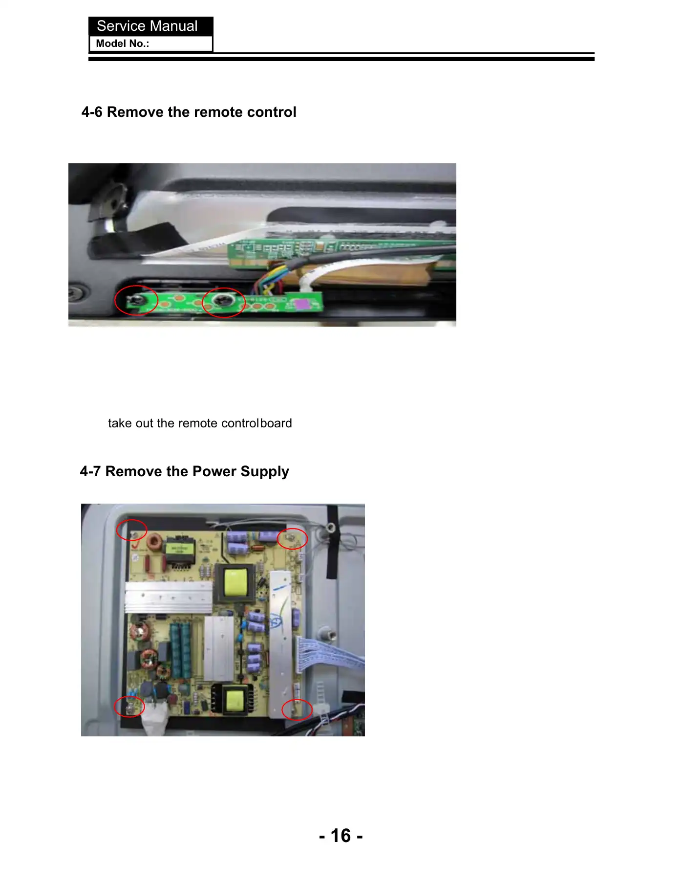 Haier 48D3500 Service Manual Manual pdf 17 page image