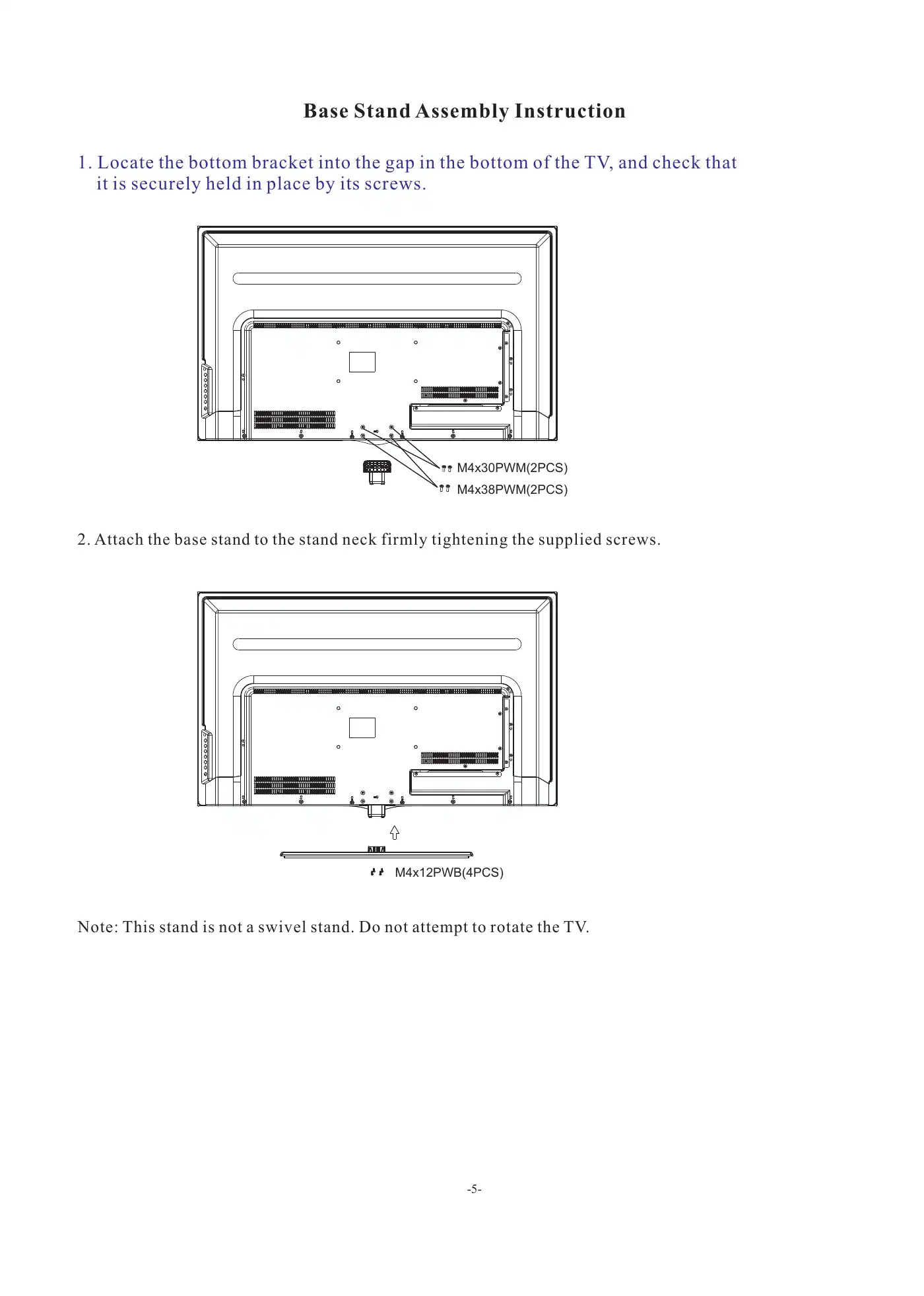 Haier 48D3500 User Manual Manual pdf 6 page image