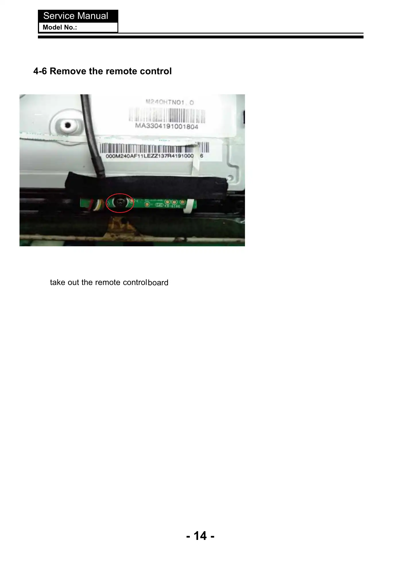 Haier 24D3000 Service Manual Manual pdf 15 page image
