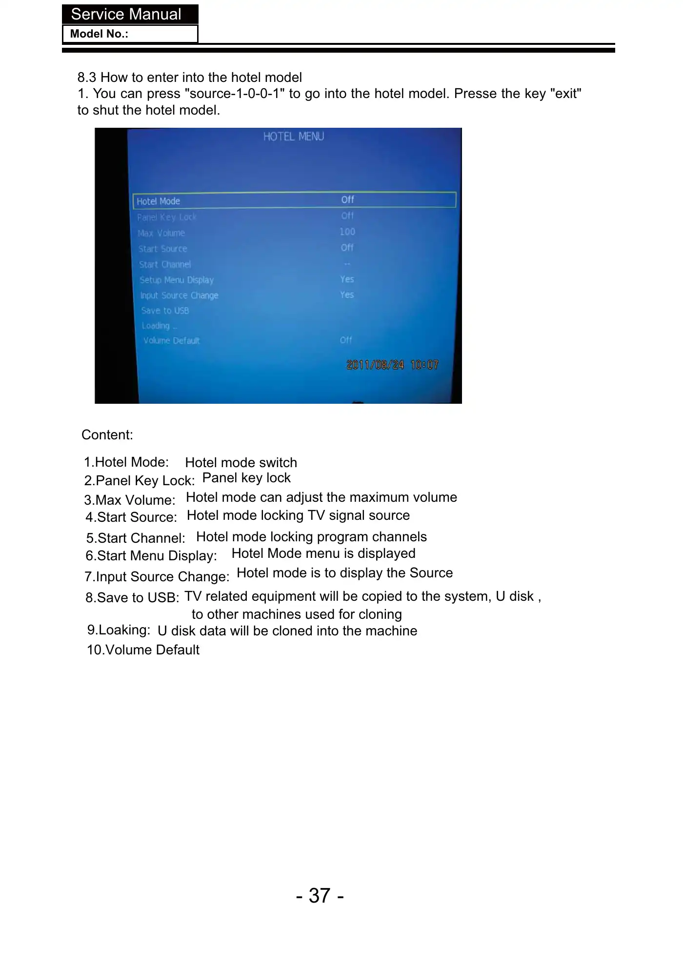 Haier 24D3000 Service Manual Manual pdf 37 page image