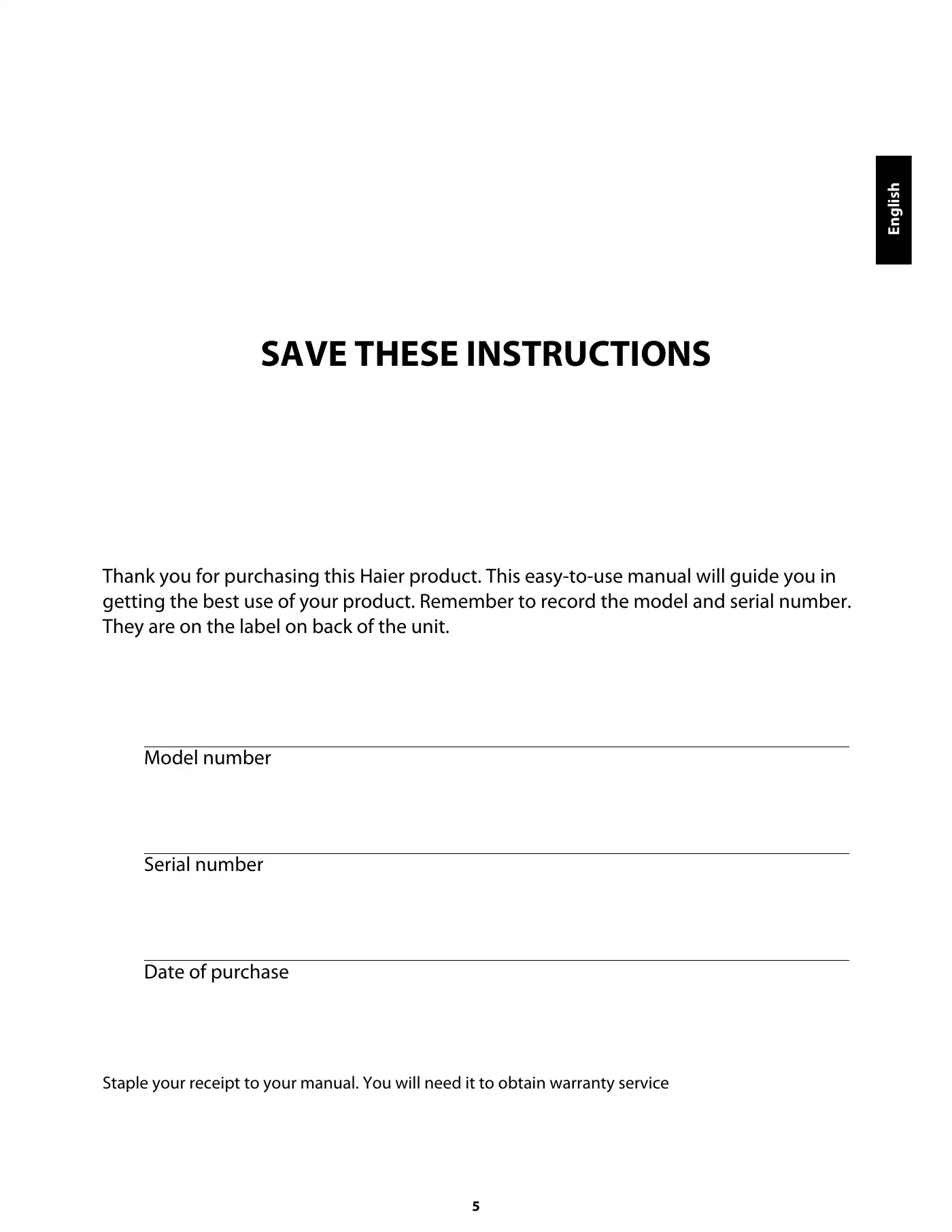 Haier 32D3005 User Manual Manual pdf 6 page image
