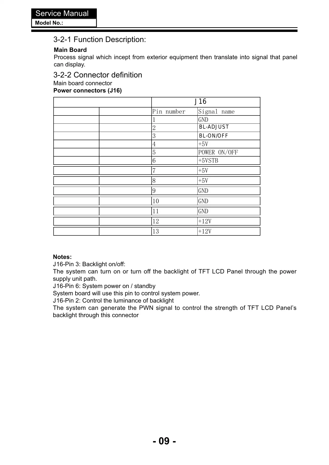 Haier 40D3500M Service Manual Manual pdf 10 page image