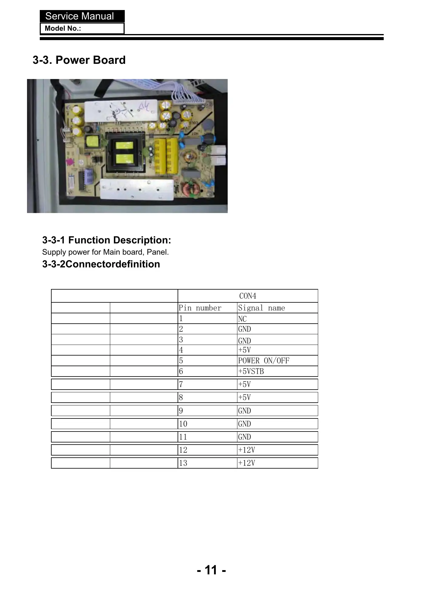 Haier 40D3500M Service Manual Manual pdf 12 page image