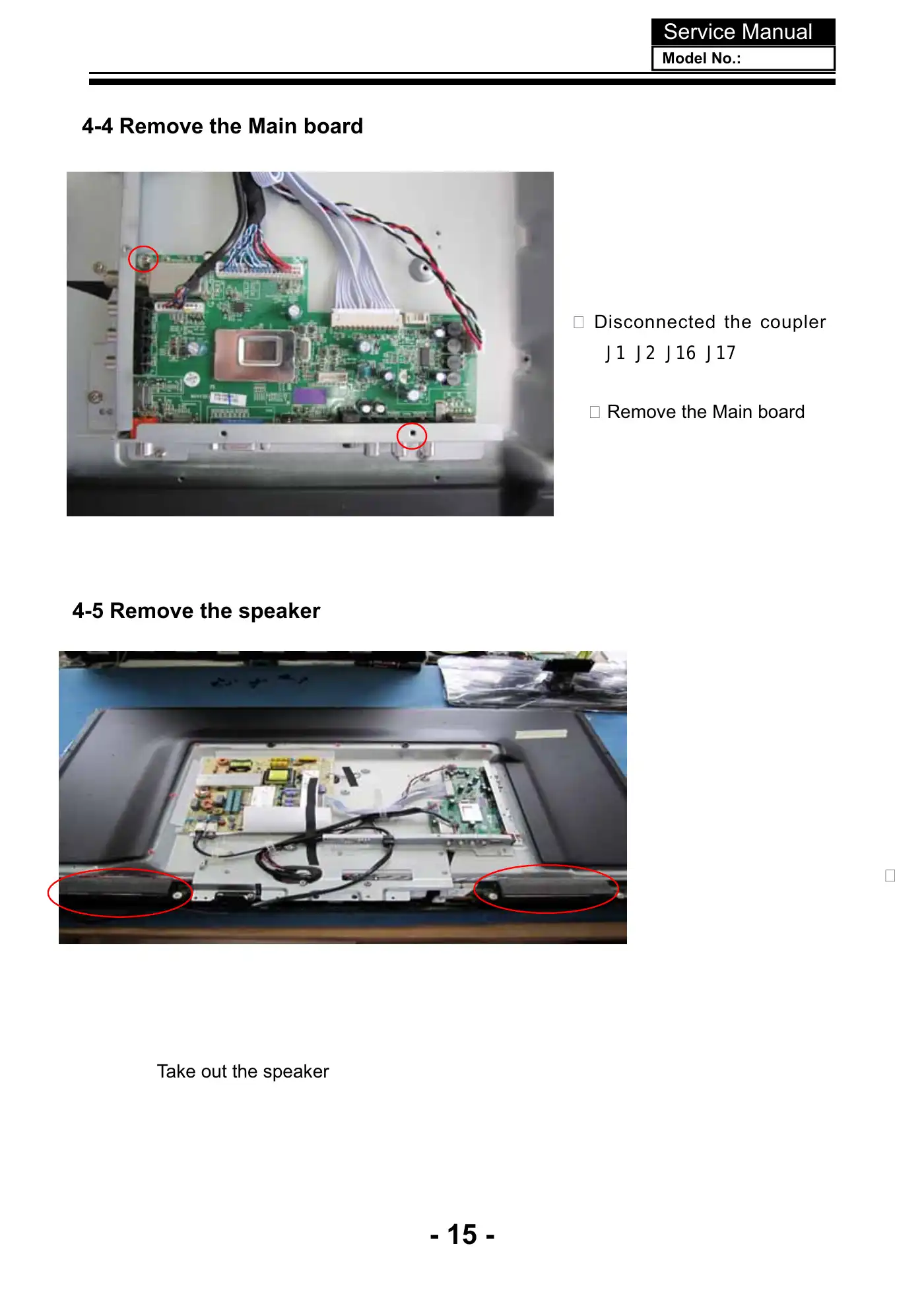 Haier 40D3500M Service Manual Manual pdf 16 page image