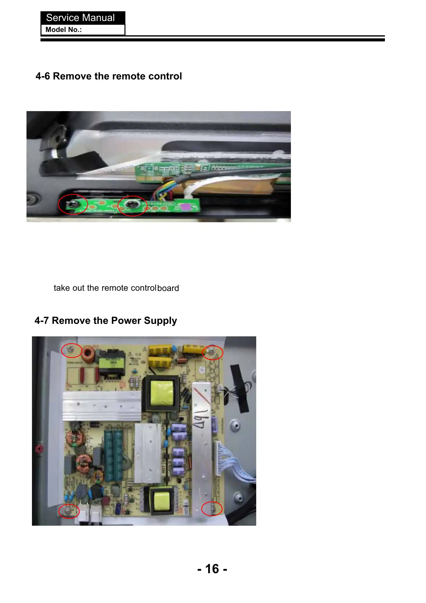 Haier 40D3500M Service Manual Manual pdf 17 page image