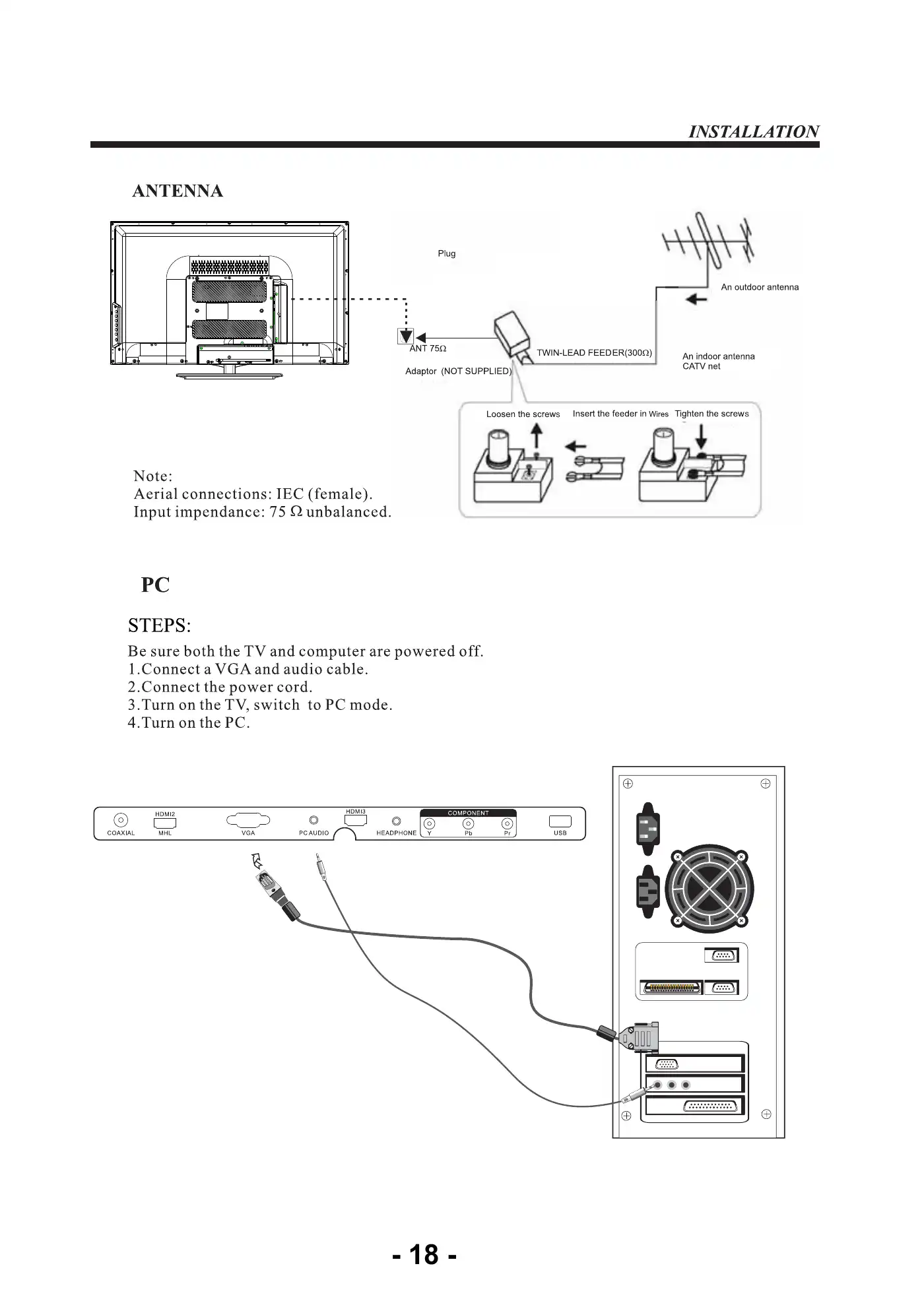 Haier 40D3500M Service Manual Manual pdf 19 page image