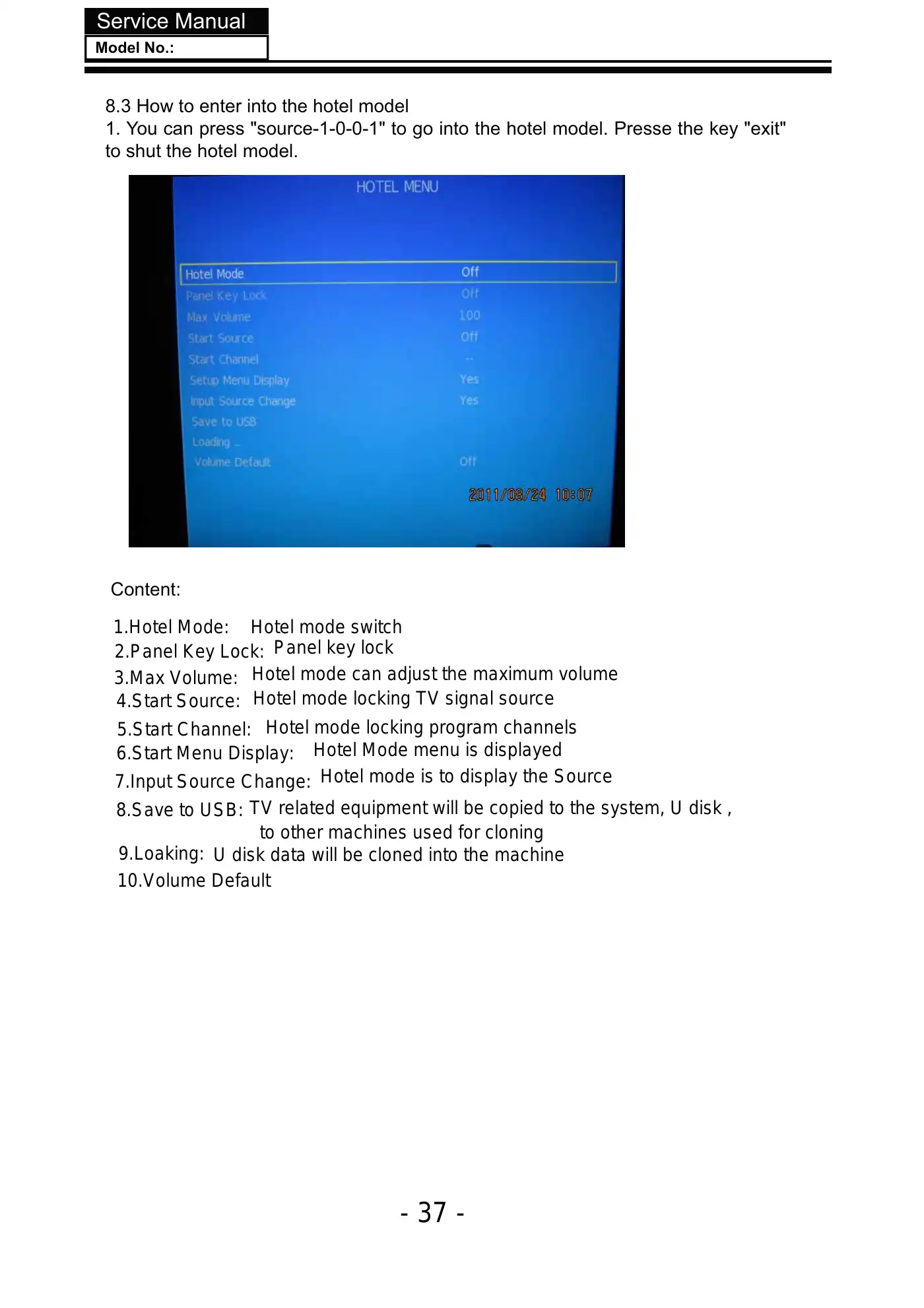 Haier 40D3500M Service Manual Manual pdf 38 page image