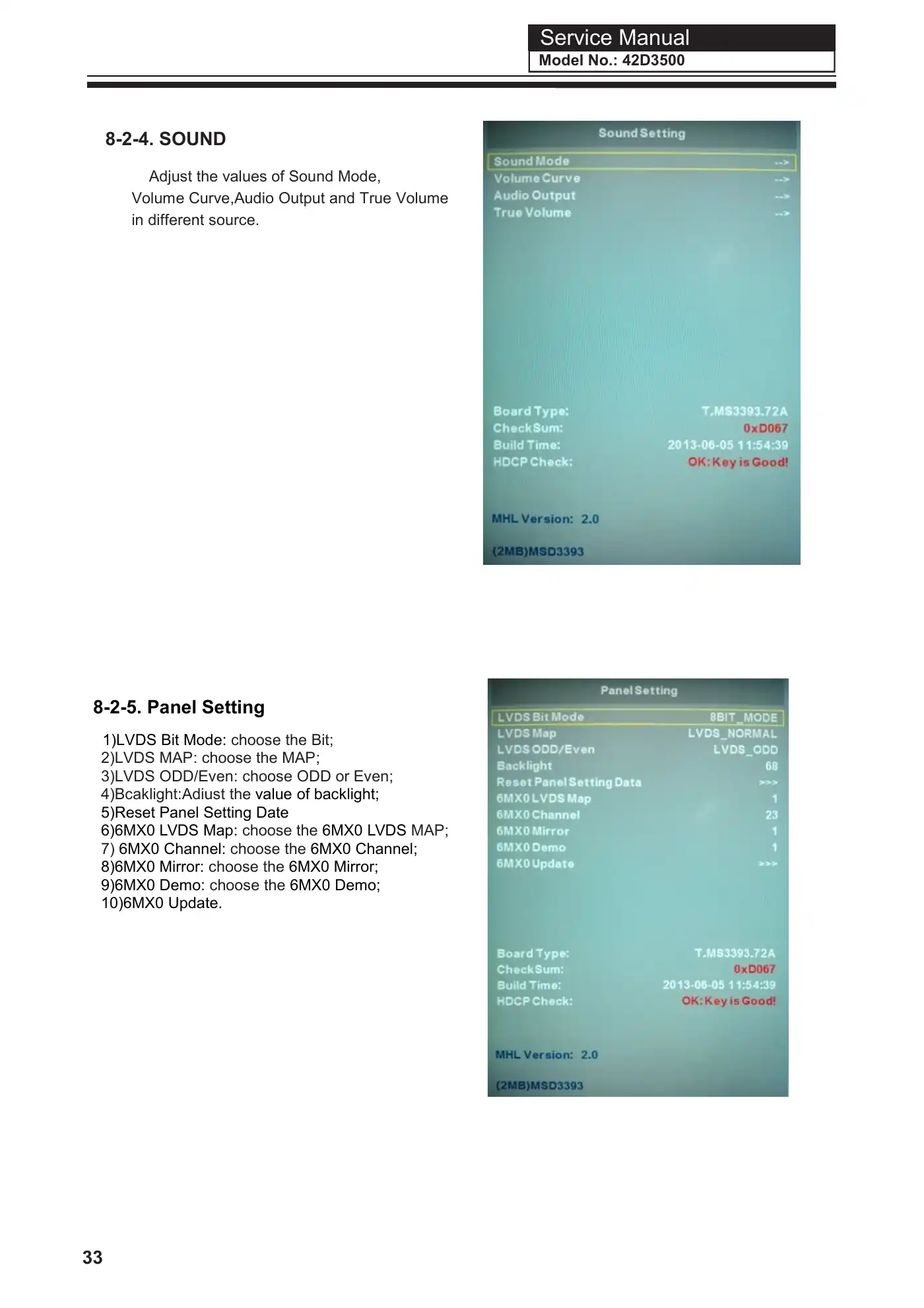 Haier 42D3500 Service Manual Manual pdf 34 page image