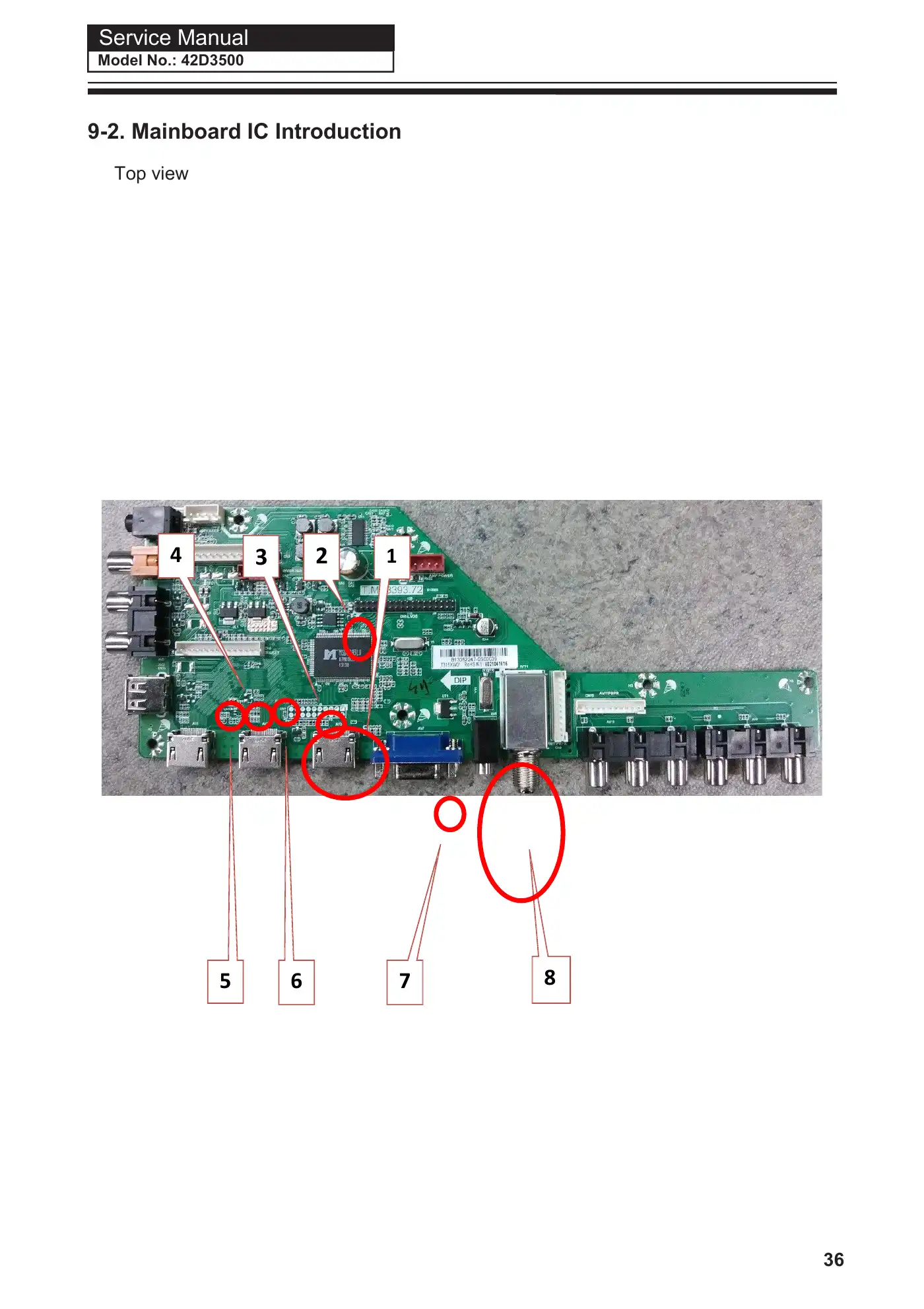 Haier 42D3500 Service Manual Manual pdf 37 page image
