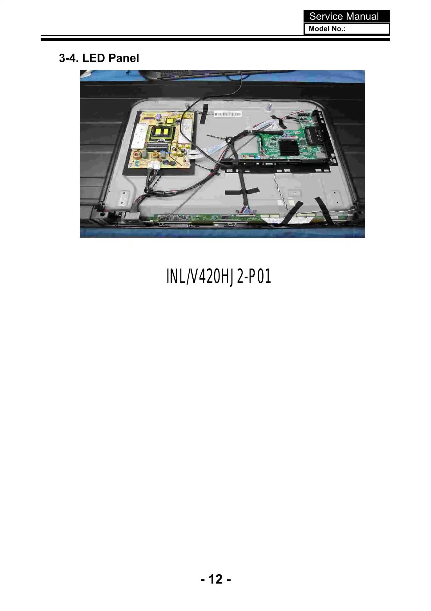 Haier 42E3500a Service Manual Manual pdf 13 page image