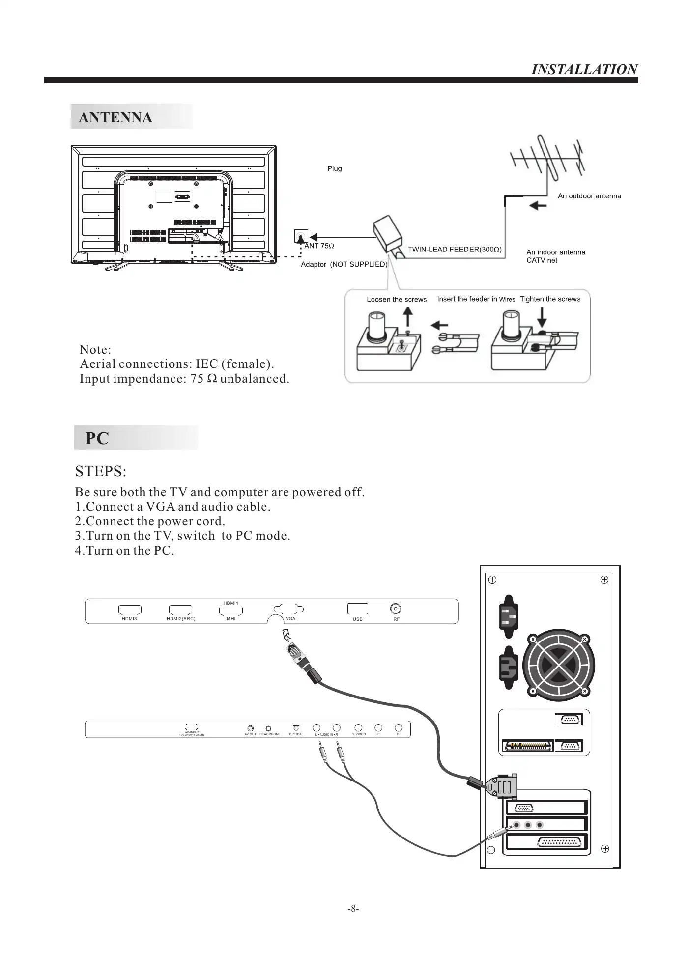 Haier 42F3500 User Manual Manual pdf 9 page image