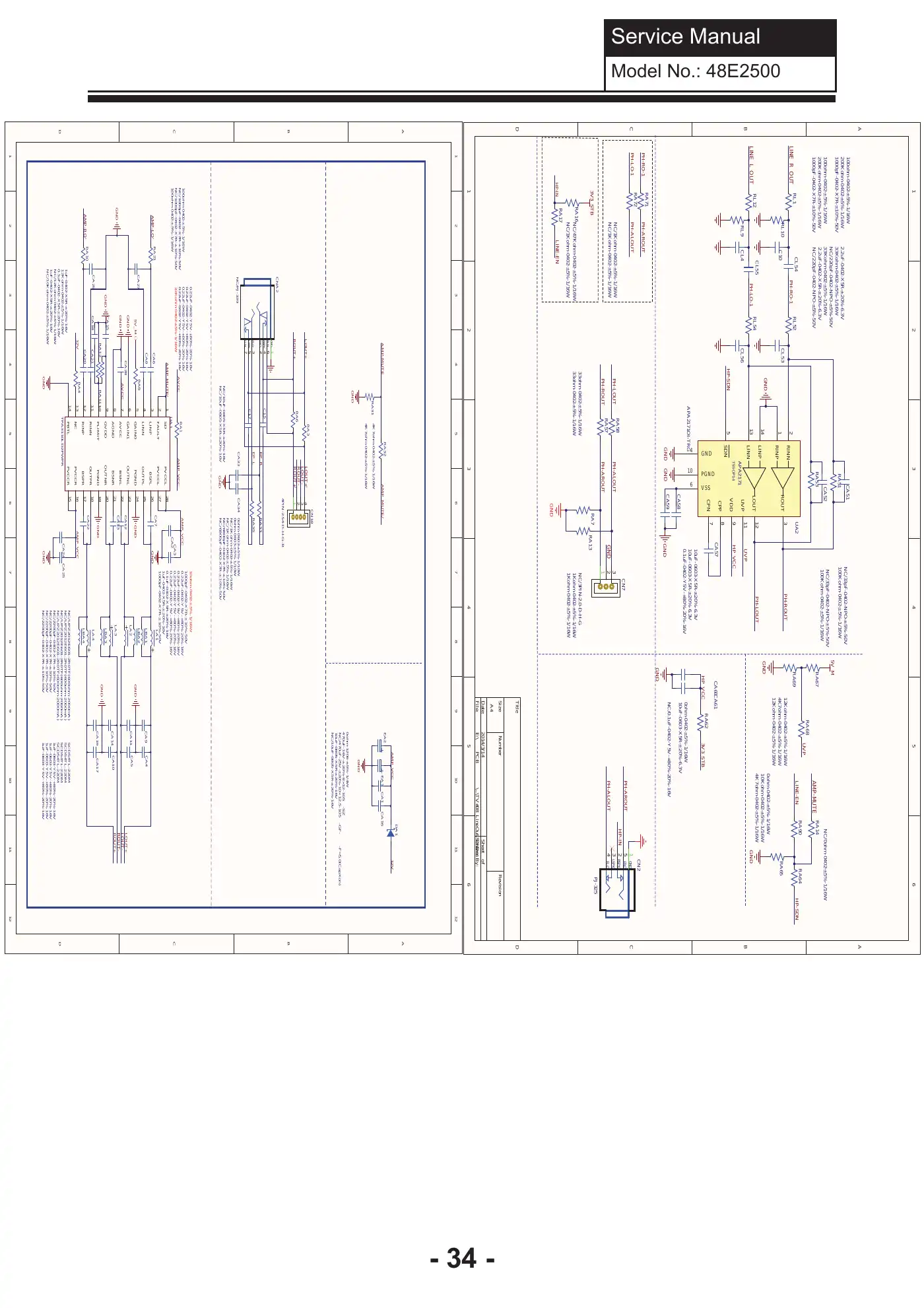 Haier 48E2500 Service Manual Manual pdf 35 page image