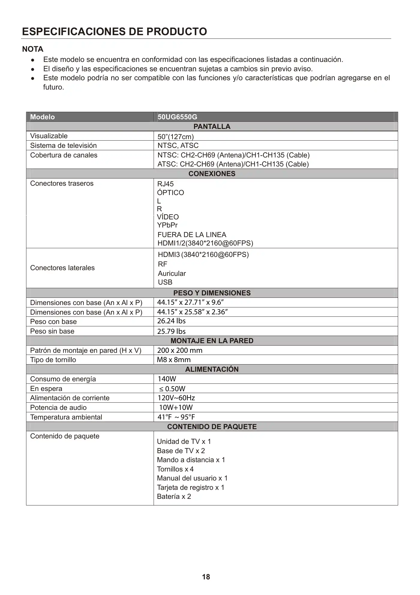 Haier 50UG6550GC User Manual Manual pdf 68 page image
