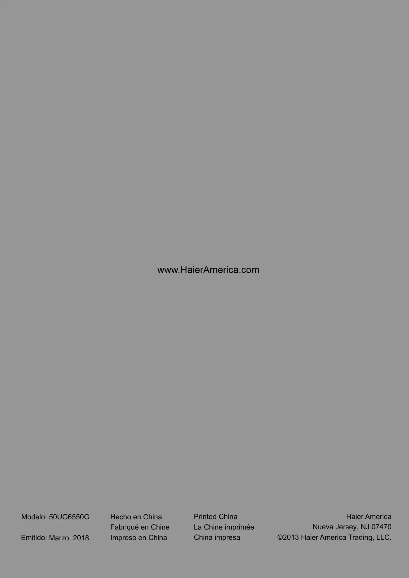 Haier 50UG6550GC User Manual Manual pdf 71 page image