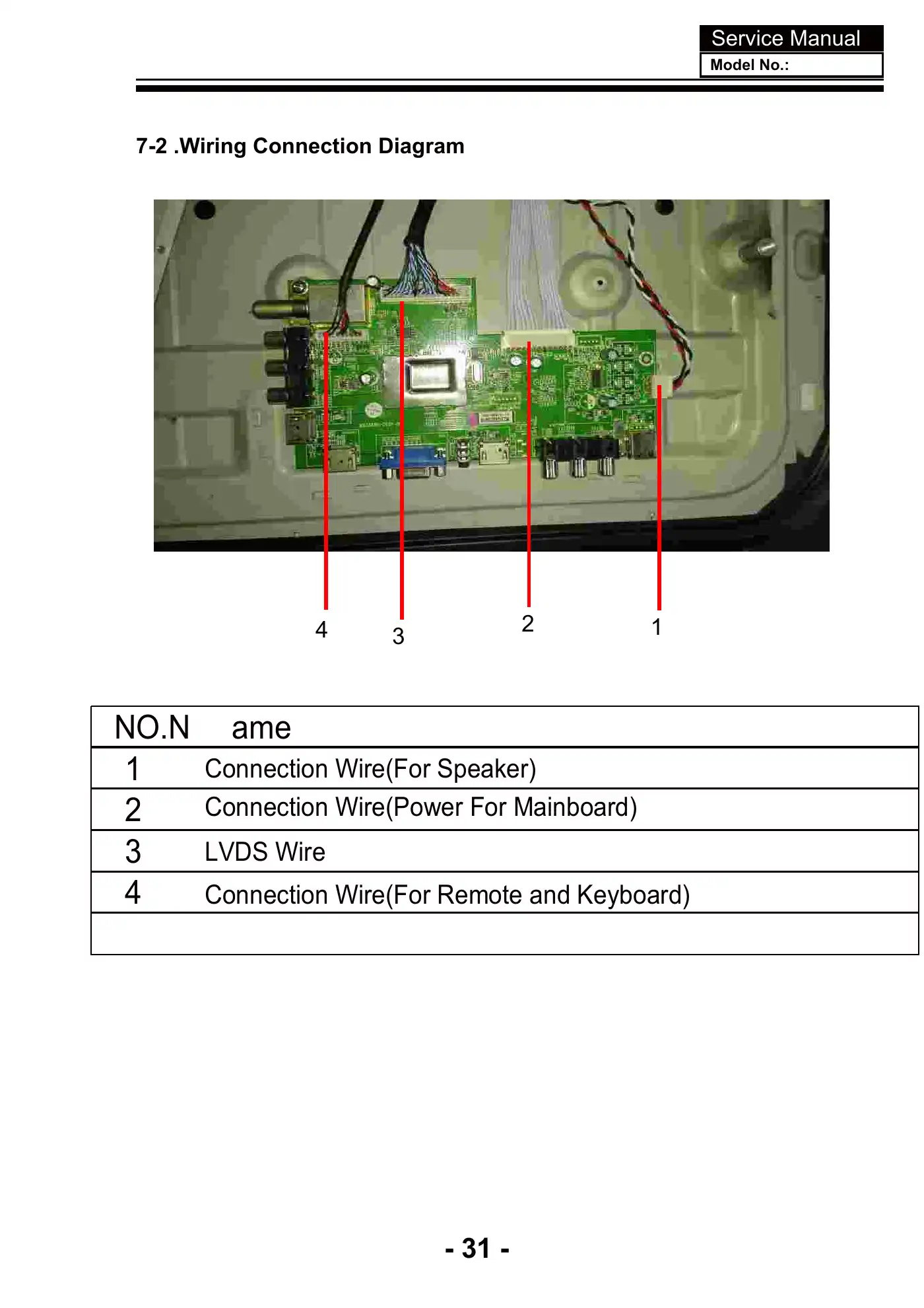 Haier 55E3500c Service Manual Manual pdf 33 page image