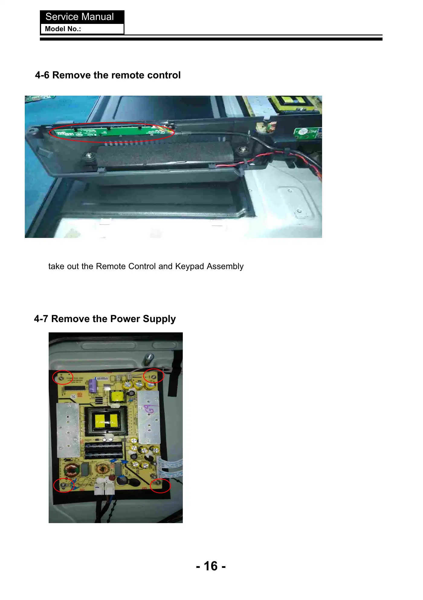 Haier 55E3500d Service Manual Manual pdf 18 page image