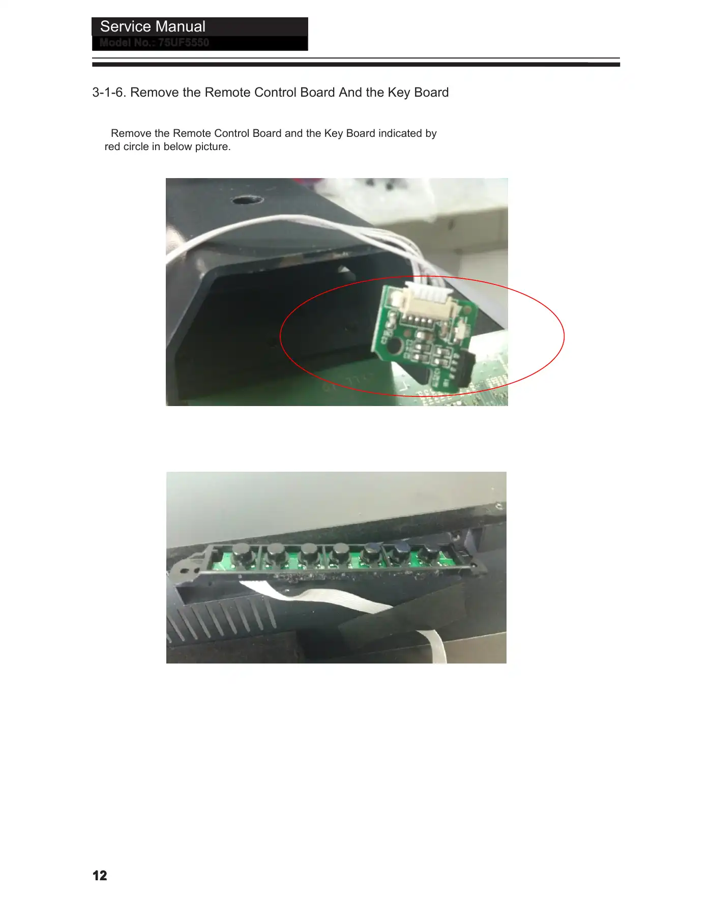 Haier 75UF5550 Service Manual Manual pdf 13 page image