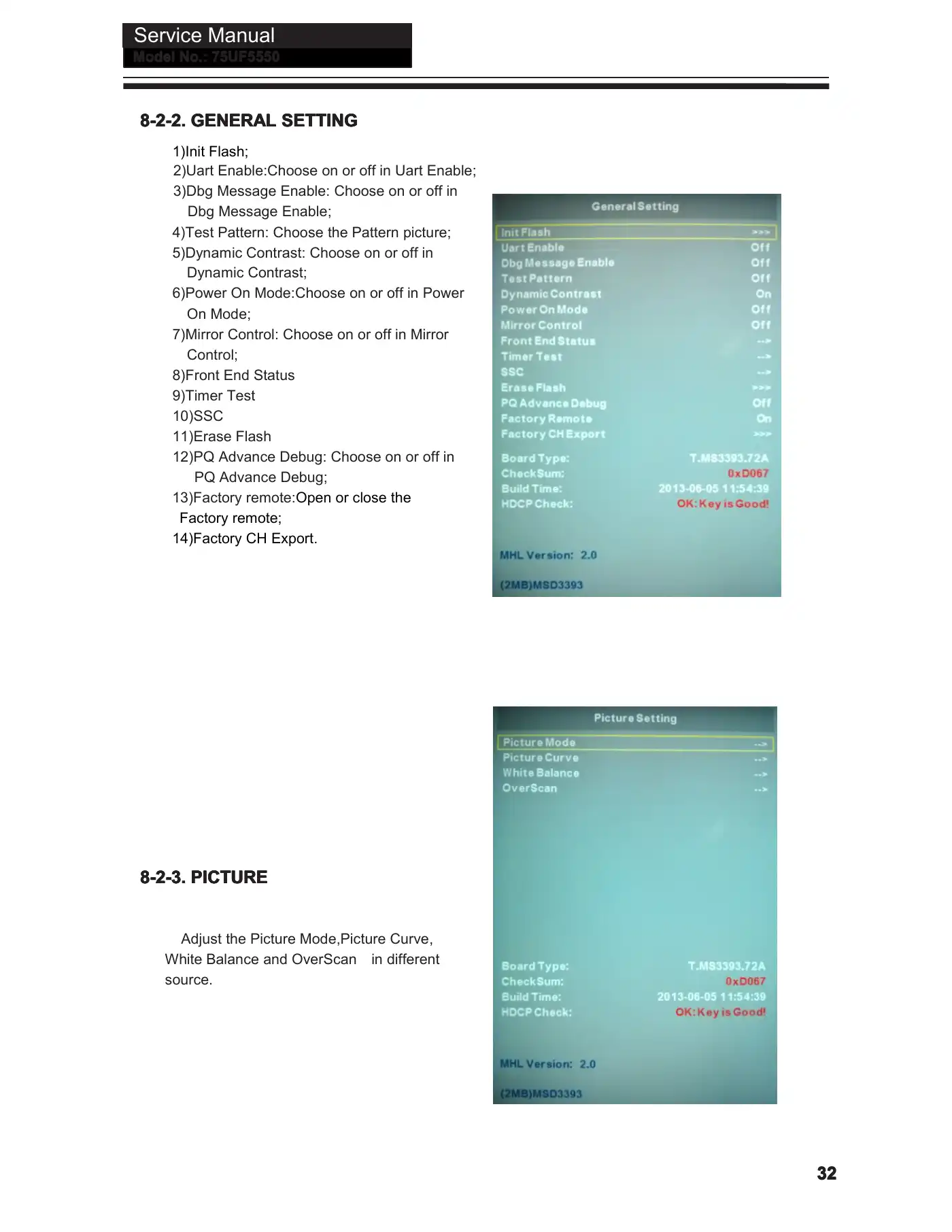 Haier 75UF5550 Service Manual Manual pdf 35 page image
