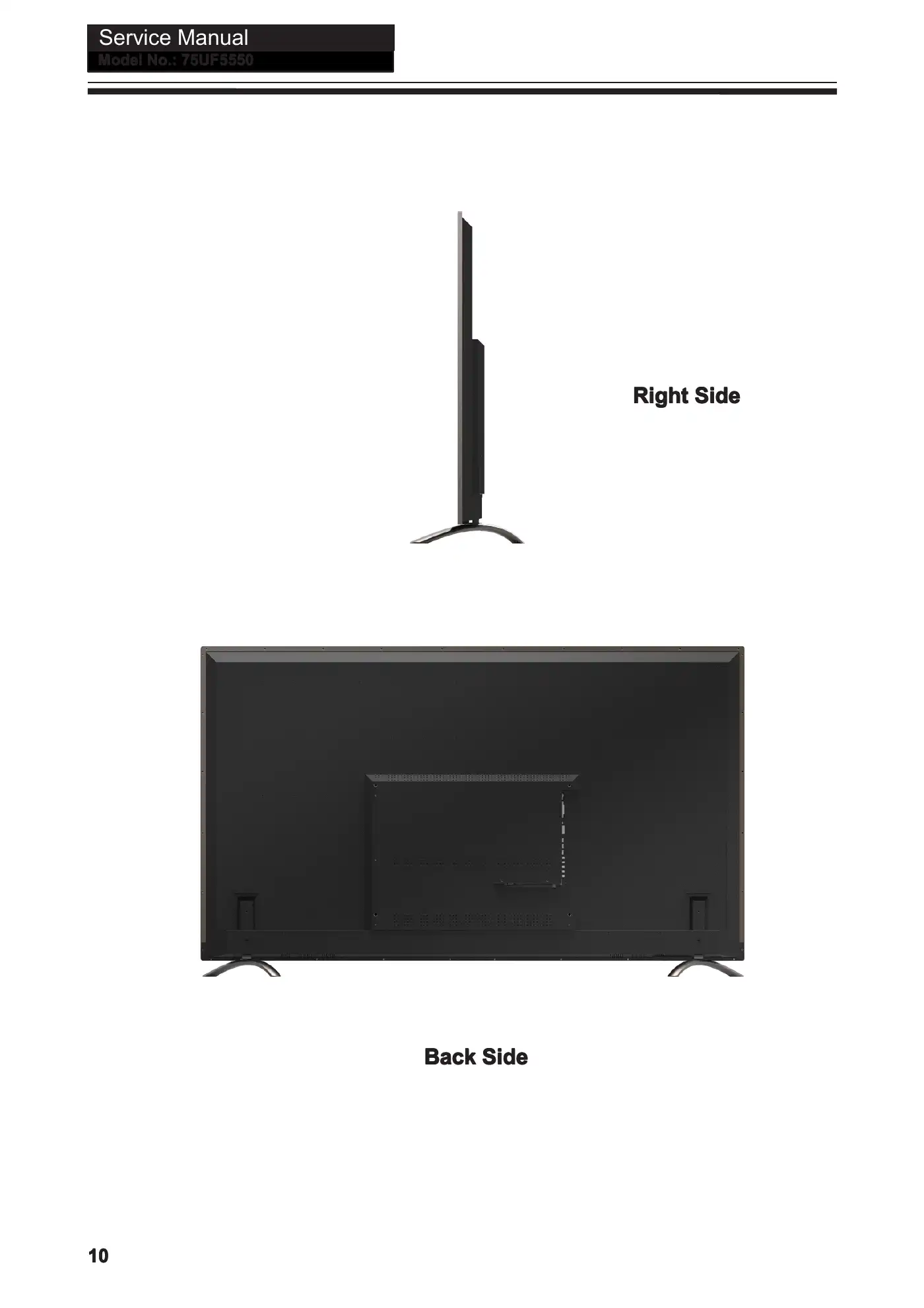 Haier 75UF5550B Service Manual Manual pdf 11 page image