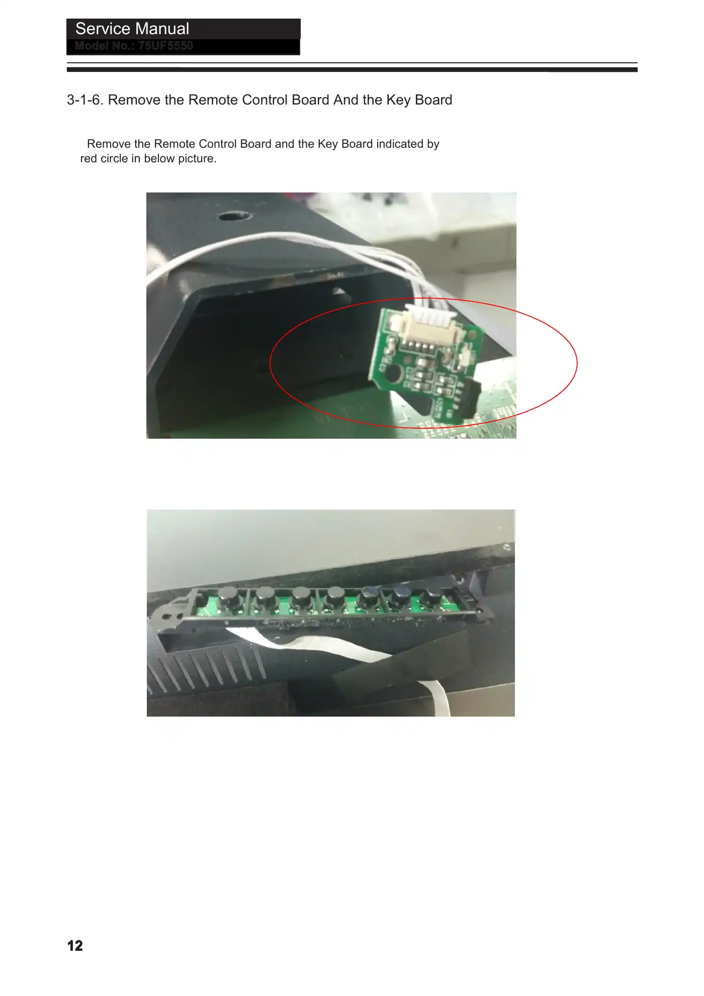 Haier 75UF5550B Service Manual Manual pdf 13 page image