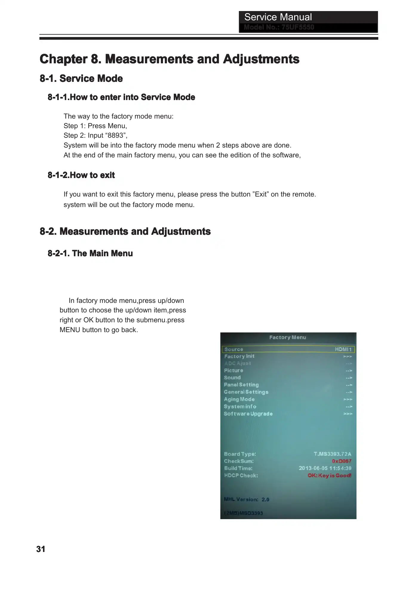 Haier 75UF5550B Service Manual Manual pdf 34 page image