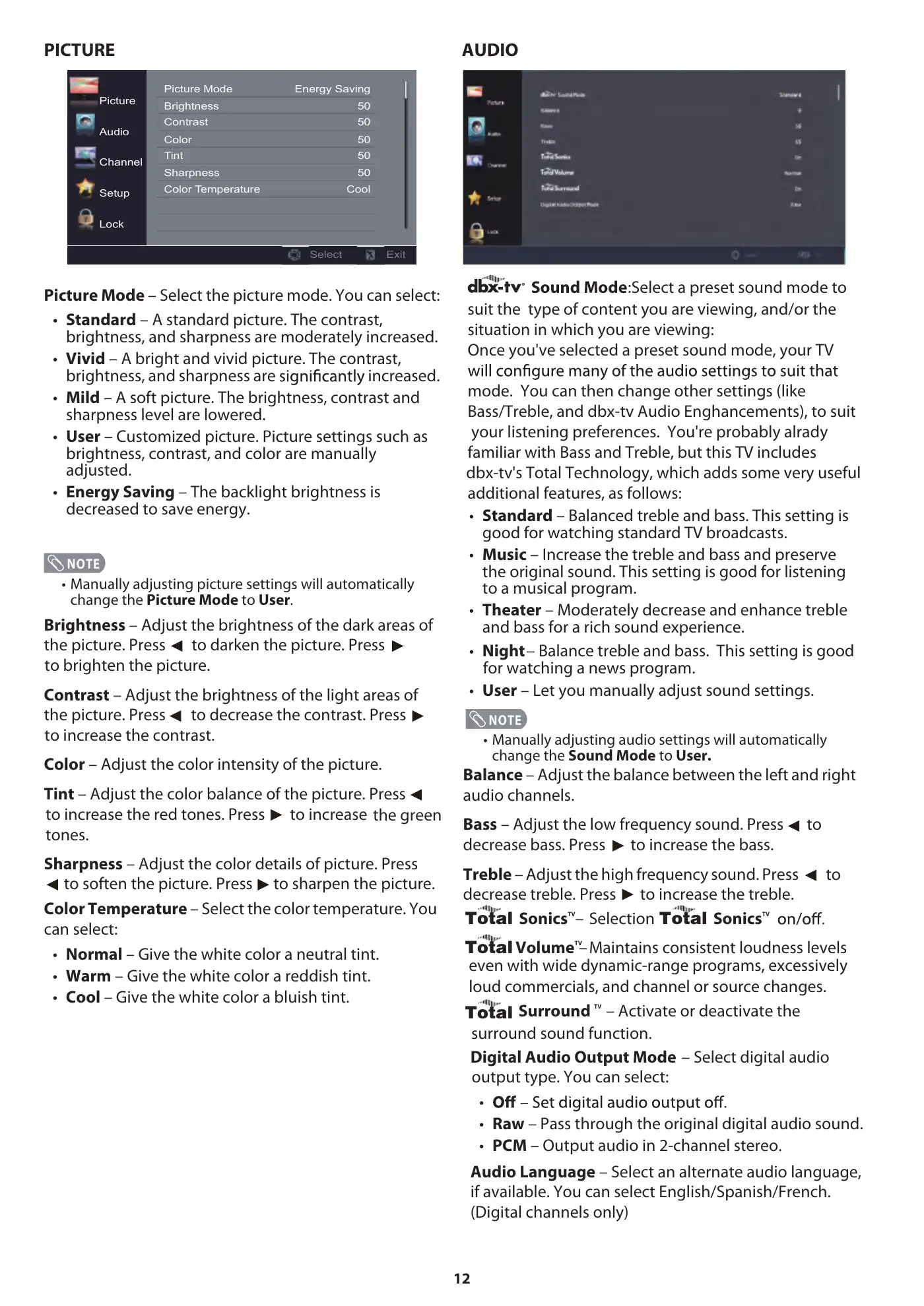 Haier 86UG5550 User Manual Manual pdf 14 page image