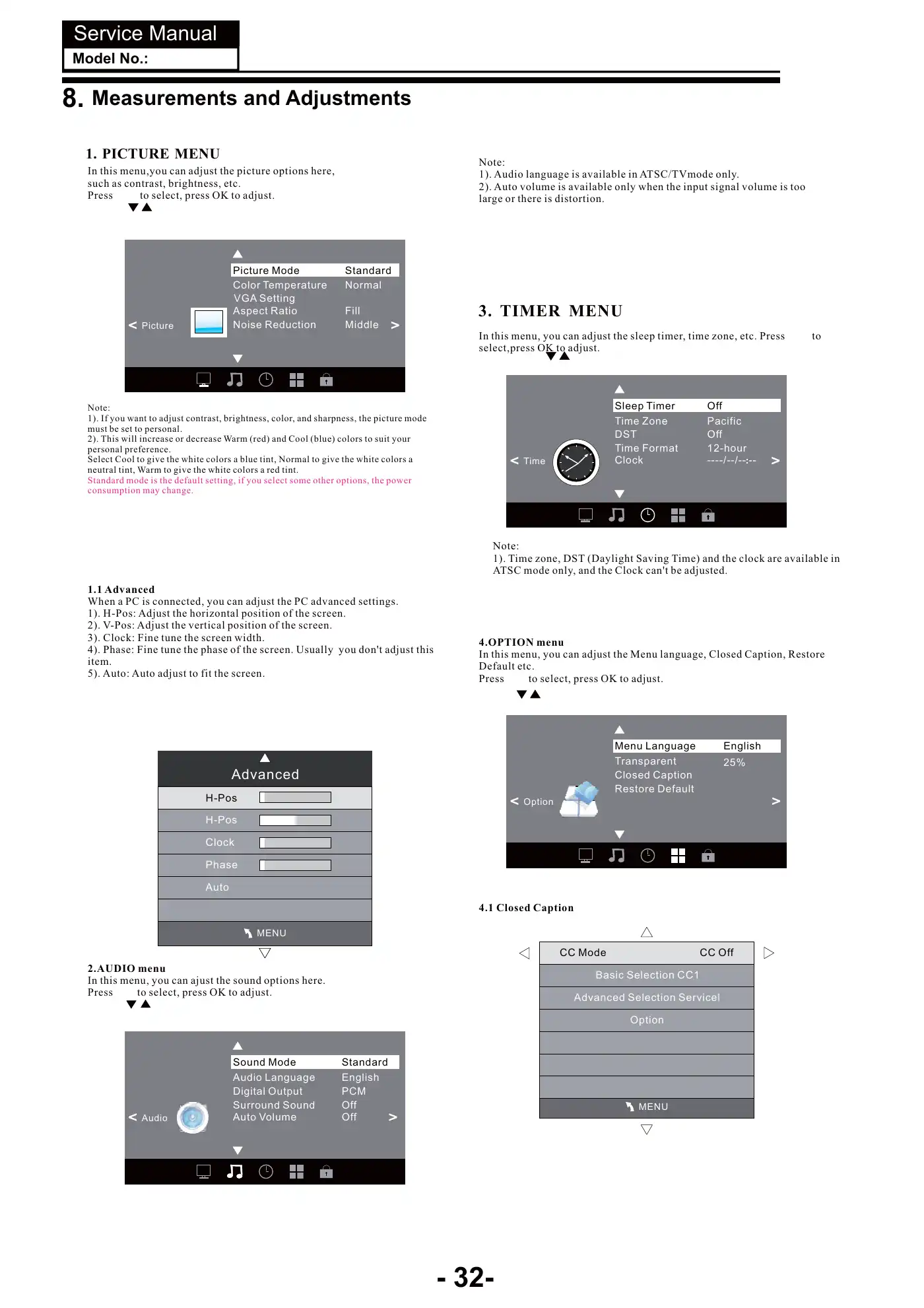 Haier DLE32C8H Service Manual Manual pdf 33 page image