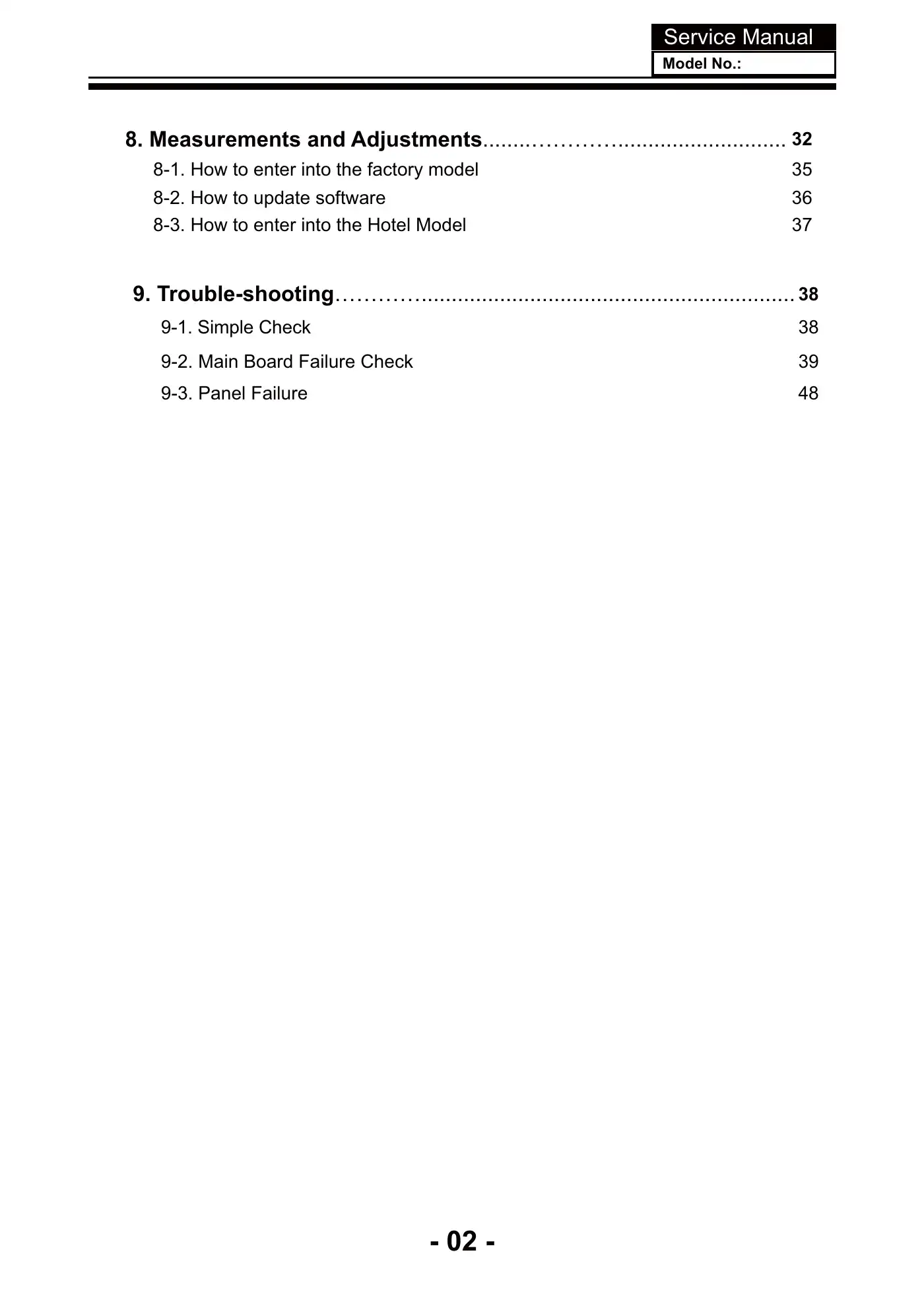 Haier DLE32C8H Service Manual Manual pdf 3 page image