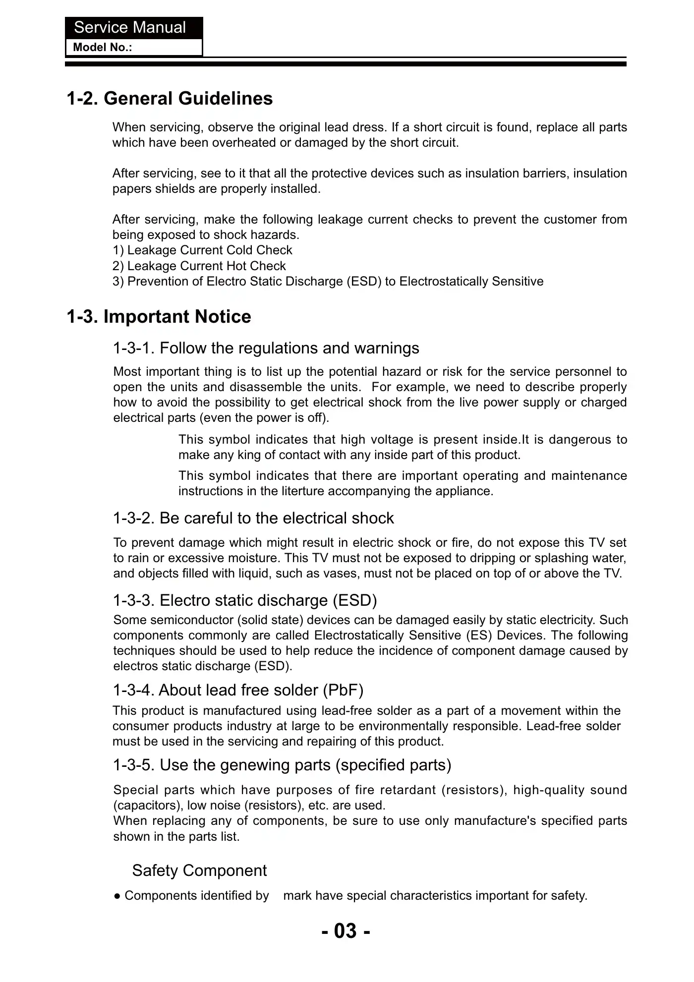 Haier DLE32C8H Service Manual Manual pdf 4 page image