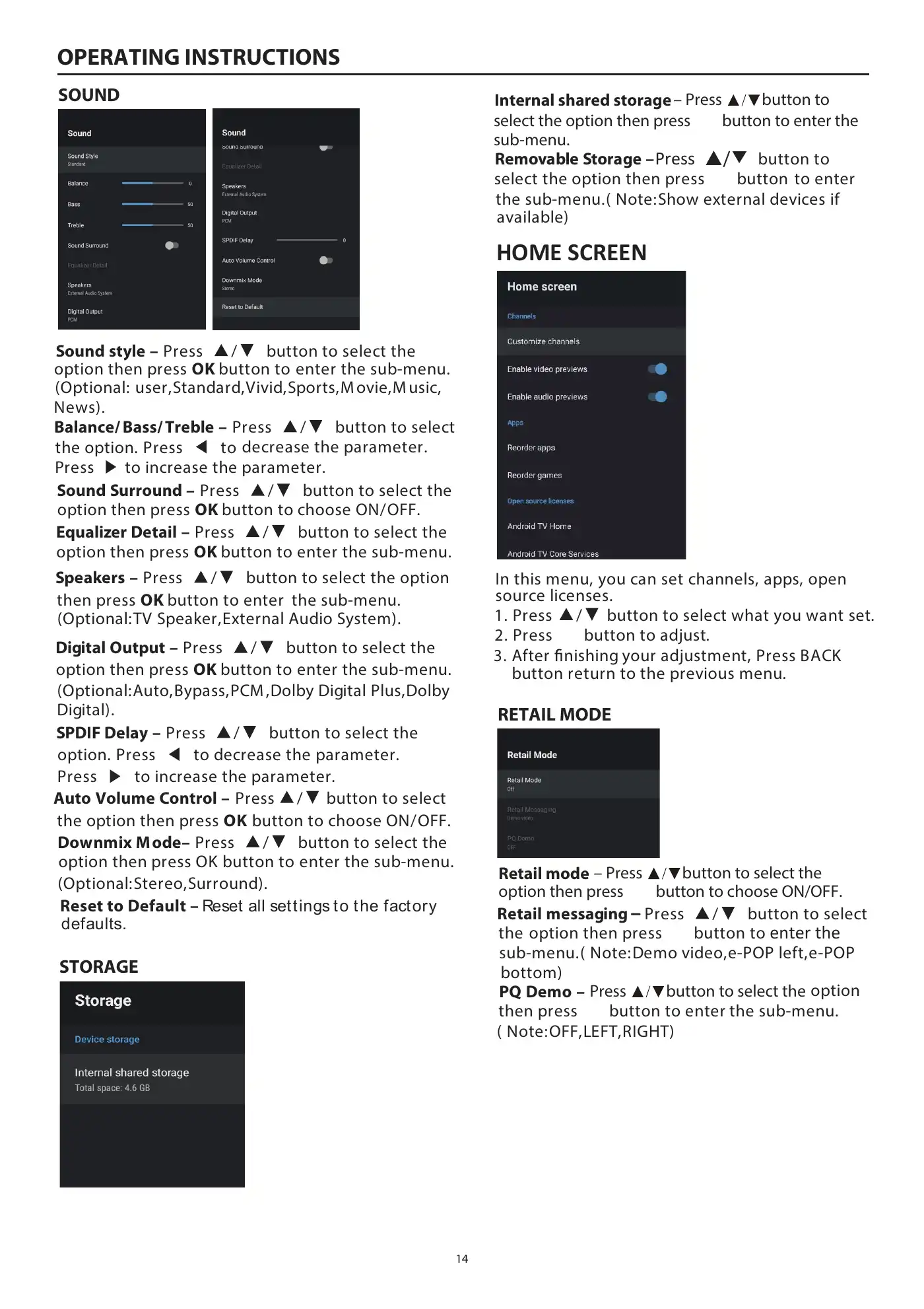 Haier H65S6UG PRO User Manual Manual pdf 16 page image